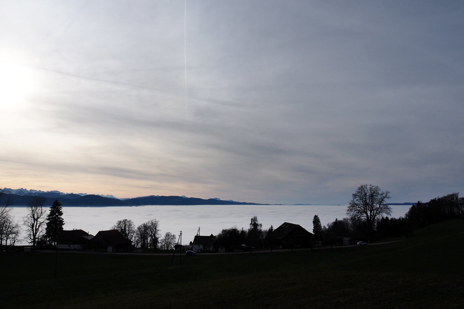 Nebelmeer at Hasenstrick - Sea of Fog aboove Switzerland