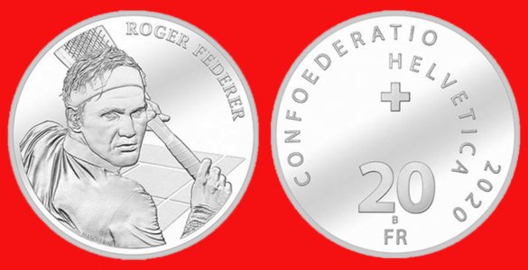 Roger Federer Coin 2020