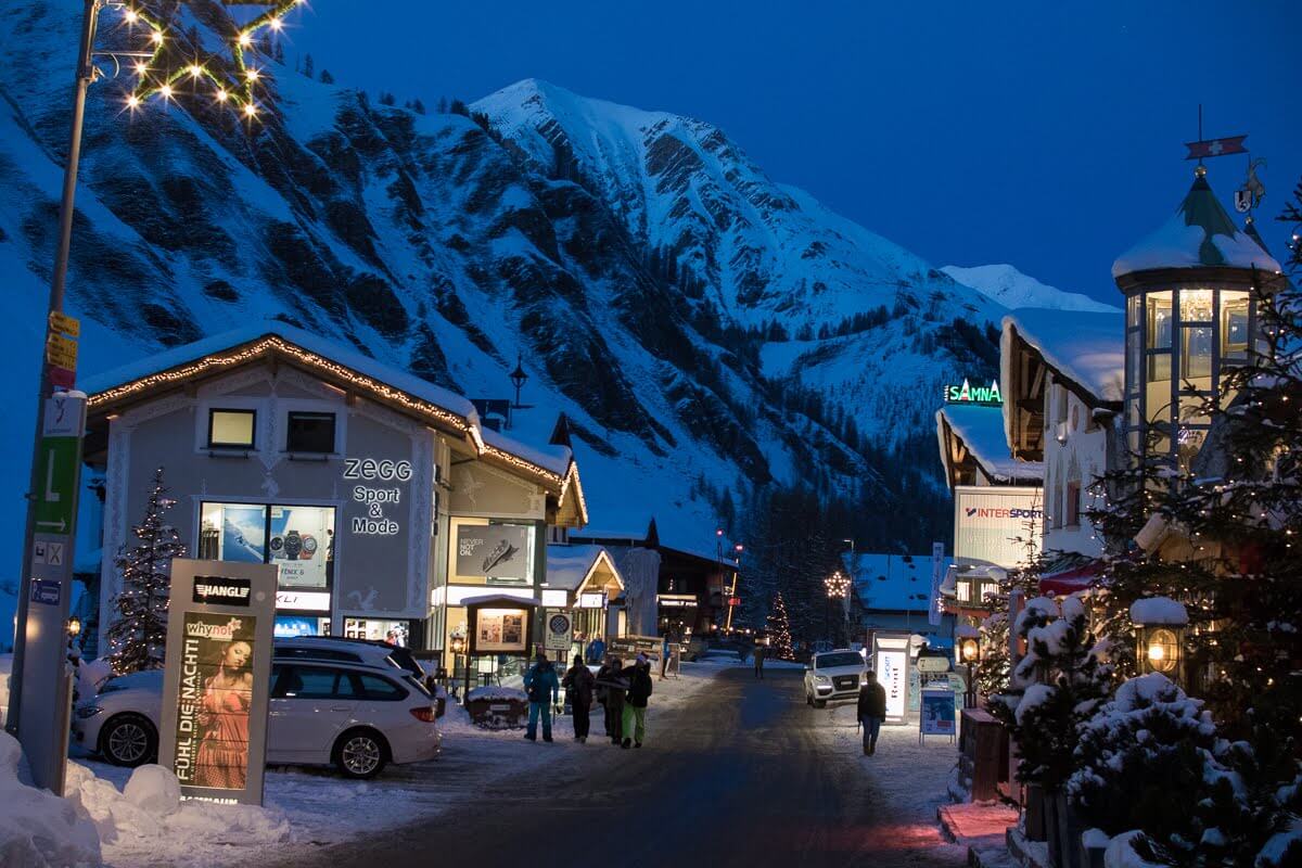 Samnaun Village in Switzerland