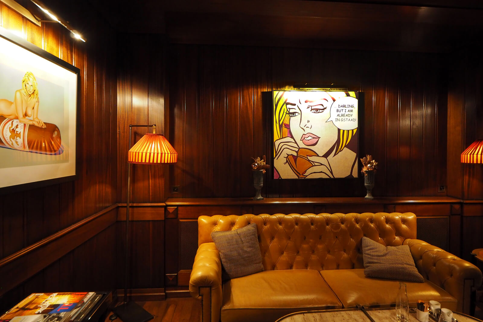 The Alpina Gstaad - Cigar Lounge