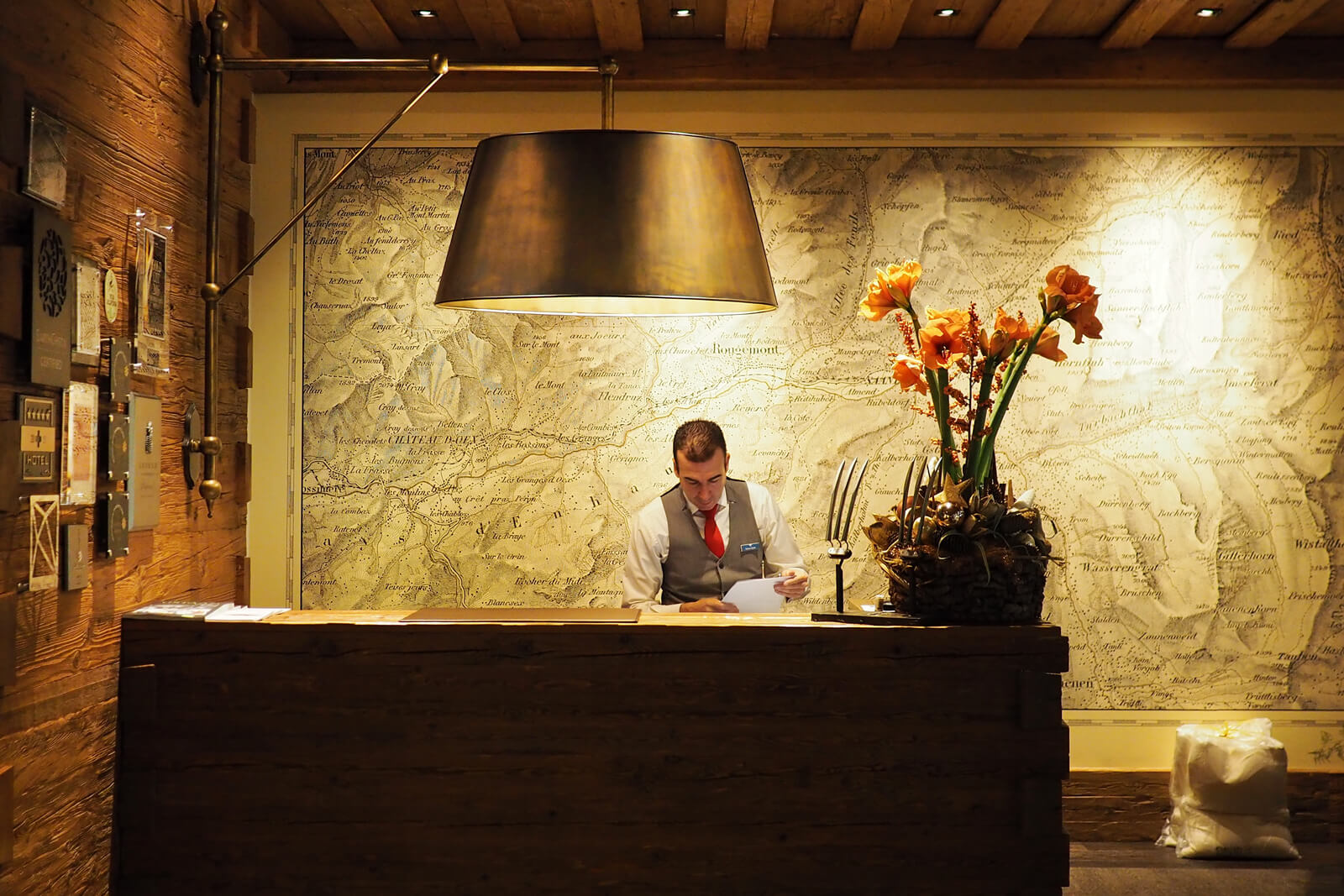 The Alpina Gstaad - Lobby