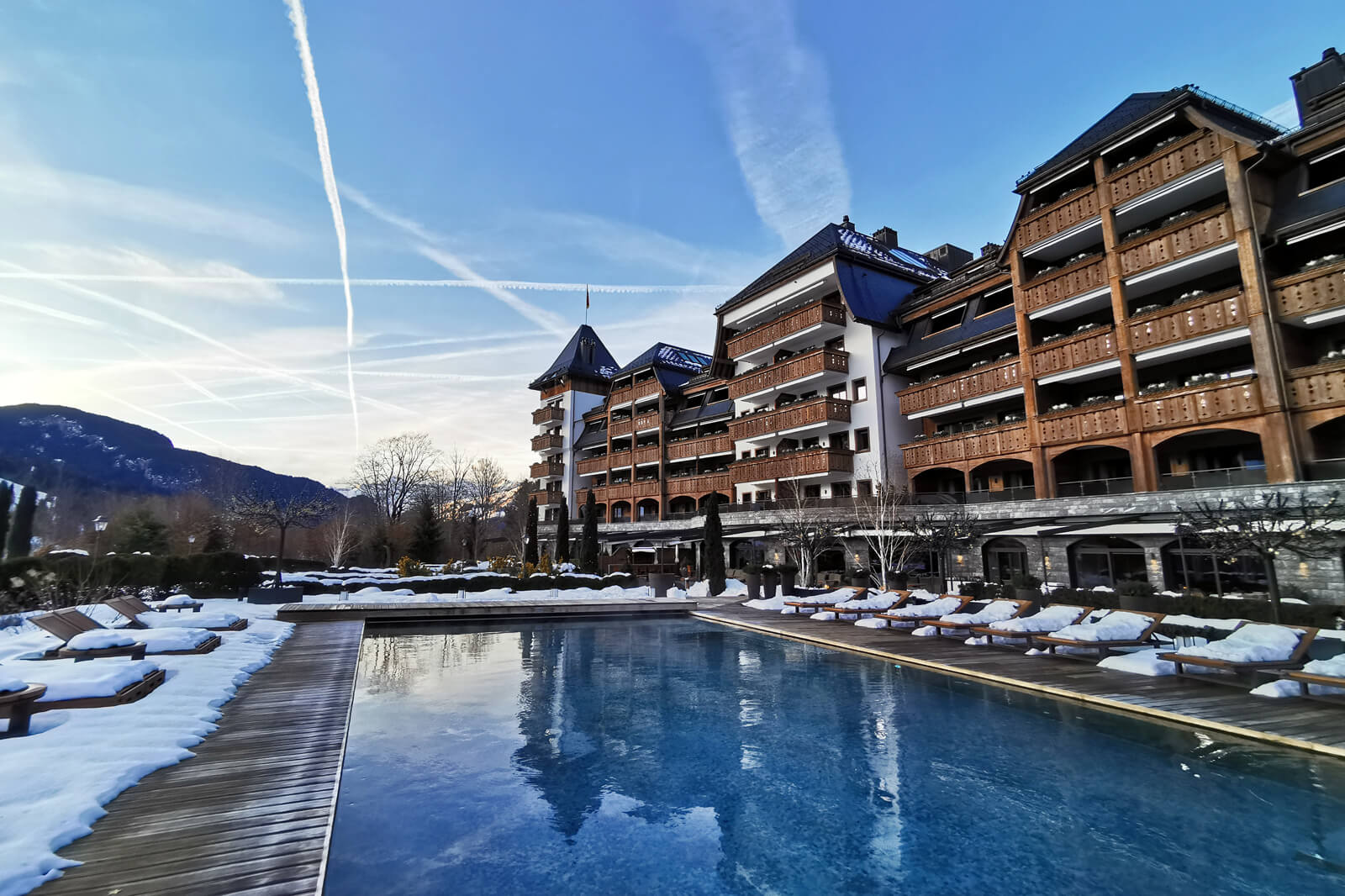 The Alpina Gstaad - View from the Pool
