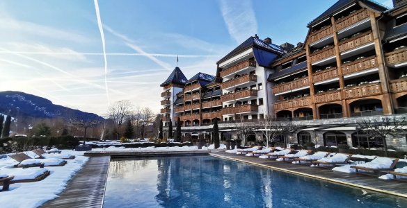 The Alpina Gstaad - View from the Pool
