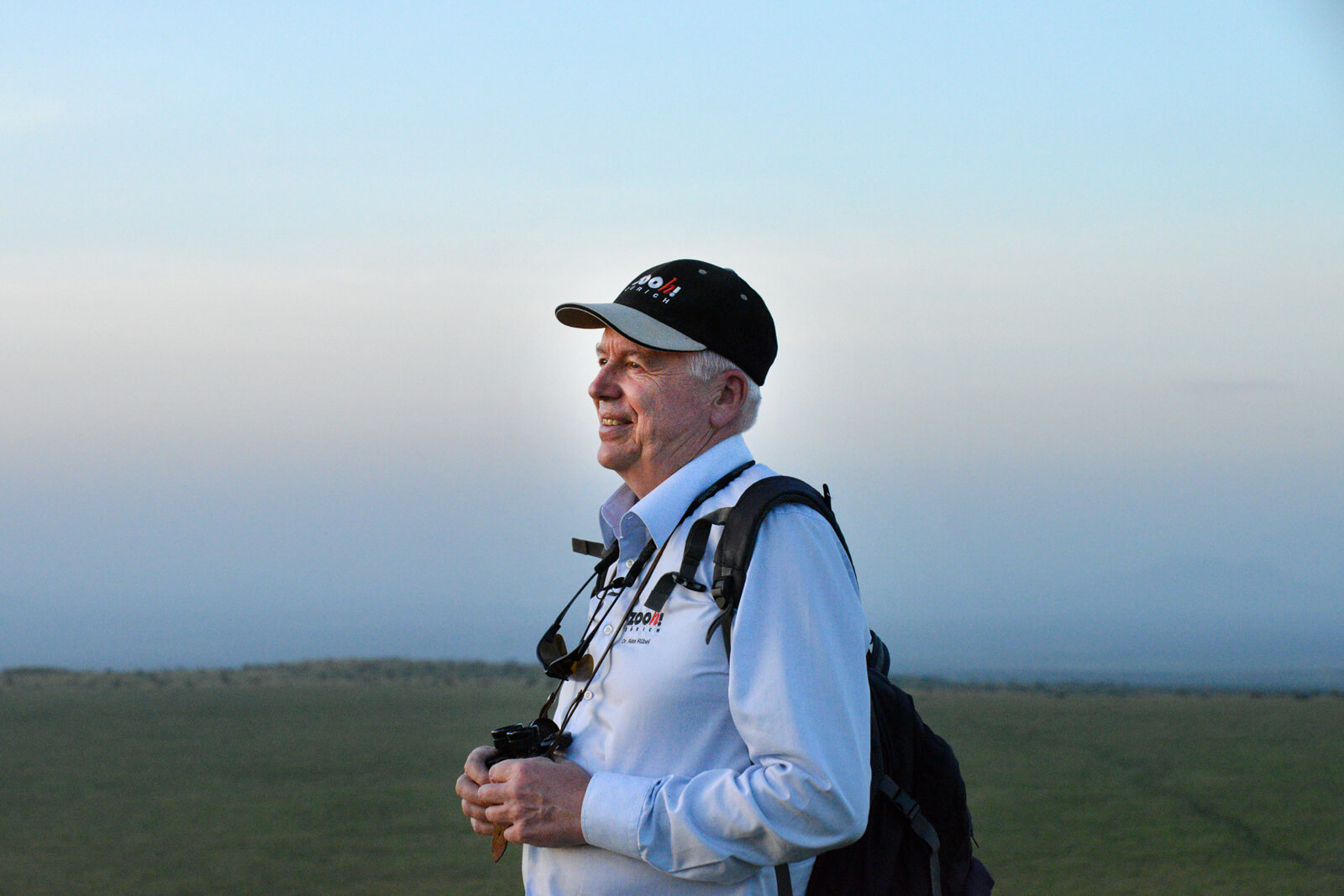 Dr. Alex Rübel of Zoo Zürich at the Lewa Wildlife Sanctuary