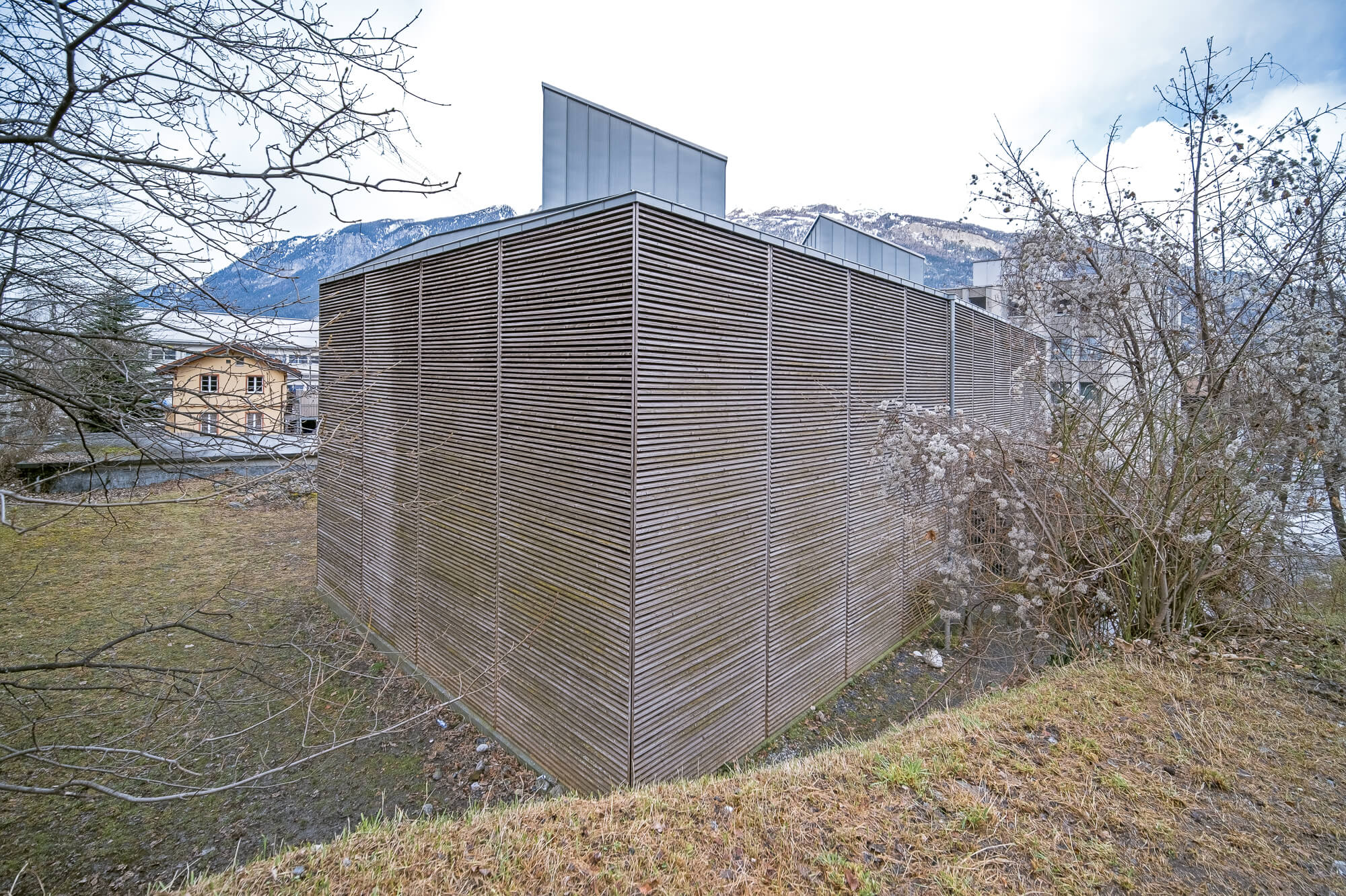 Zumthor Roman Archaeological Site in Chur, Switzerland