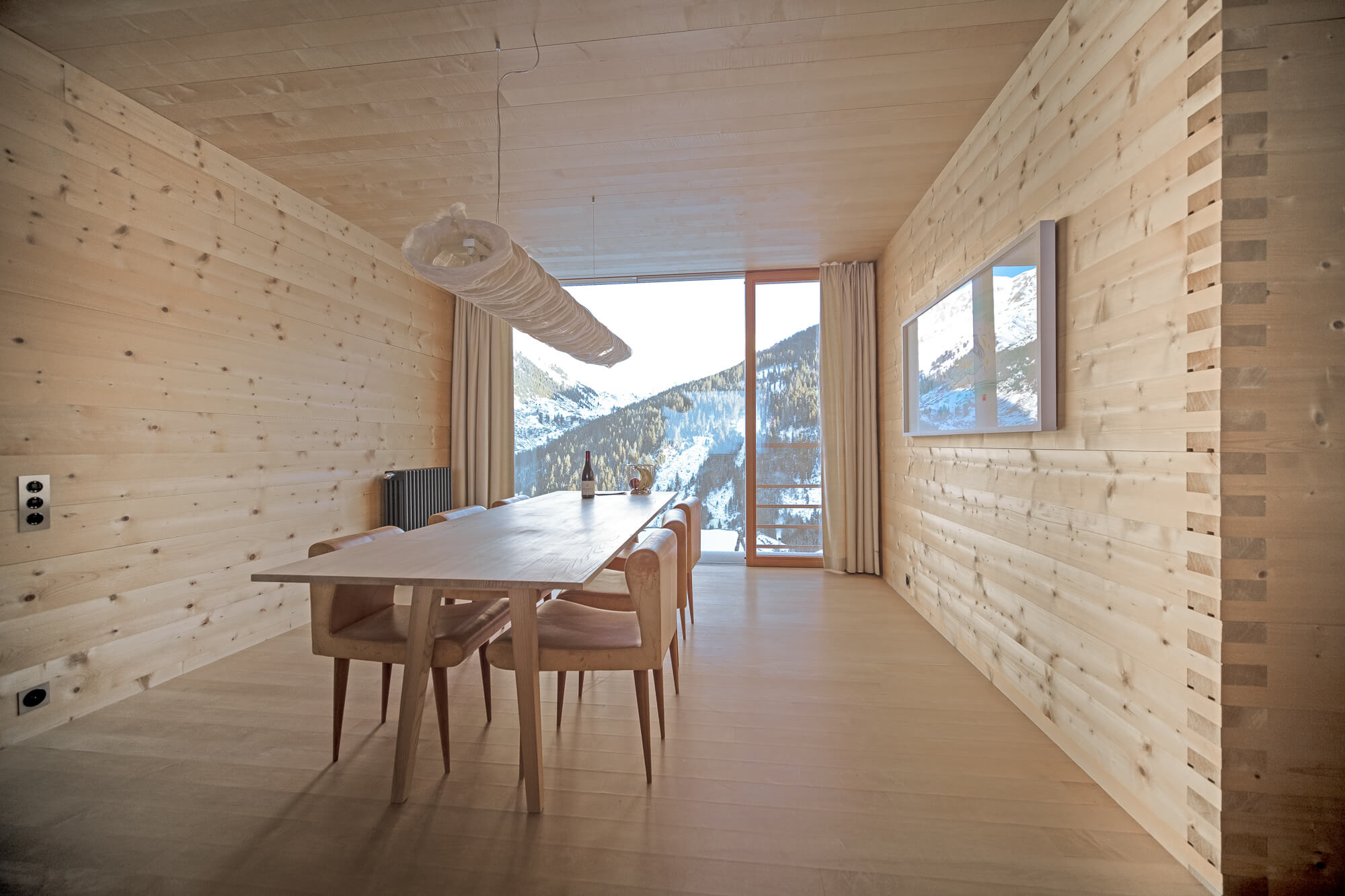 Zumthor Vacation Homes in Leis, Switzerland