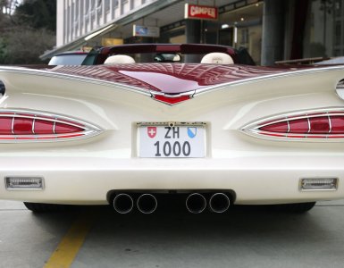 Swiss License Plate - ZH 1000