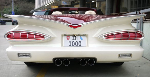 Swiss License Plate - ZH 1000