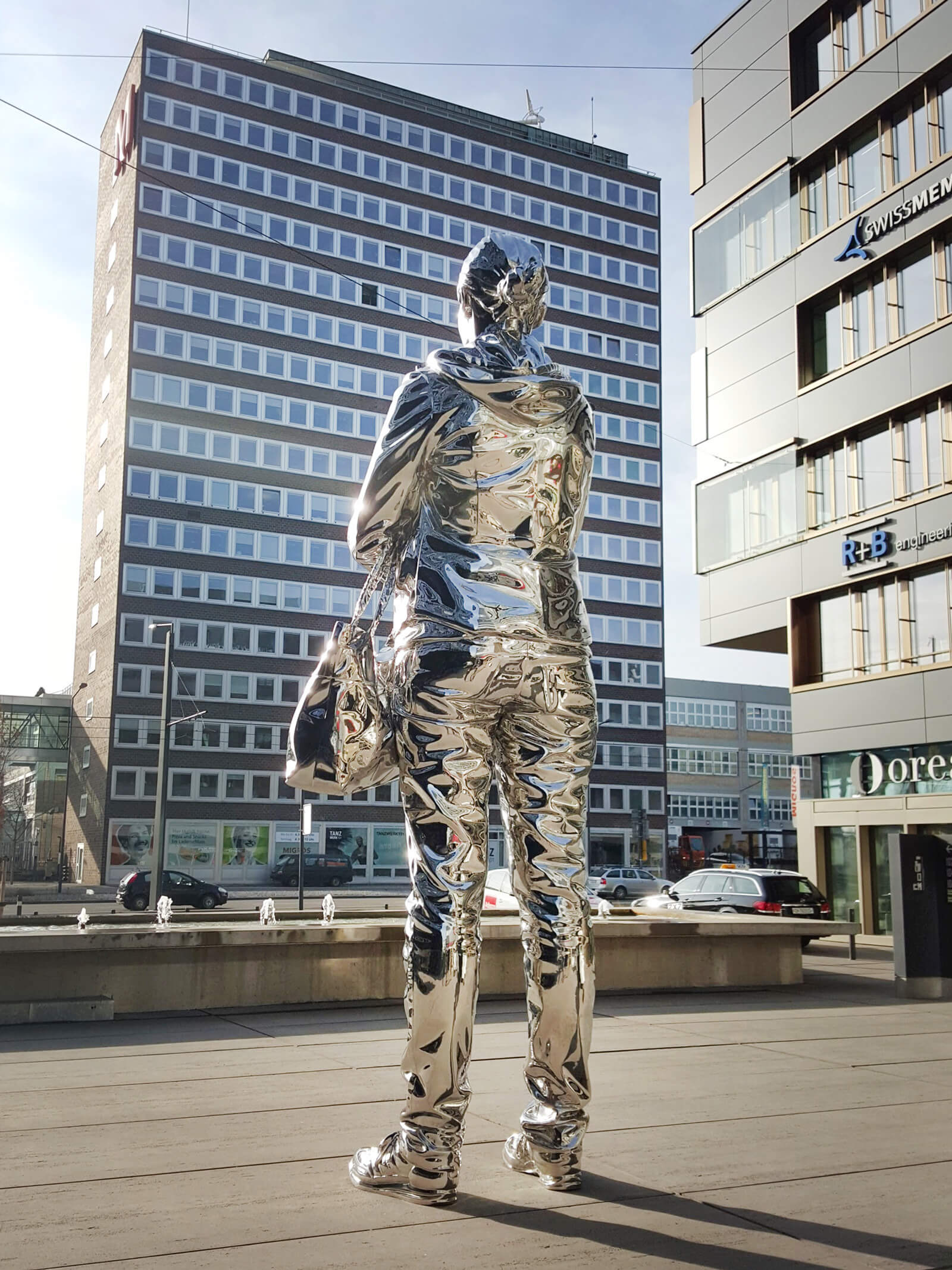 Anne-Sophie Statue in Zürich, Switzerland