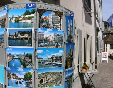 Zürich Postcard Holder