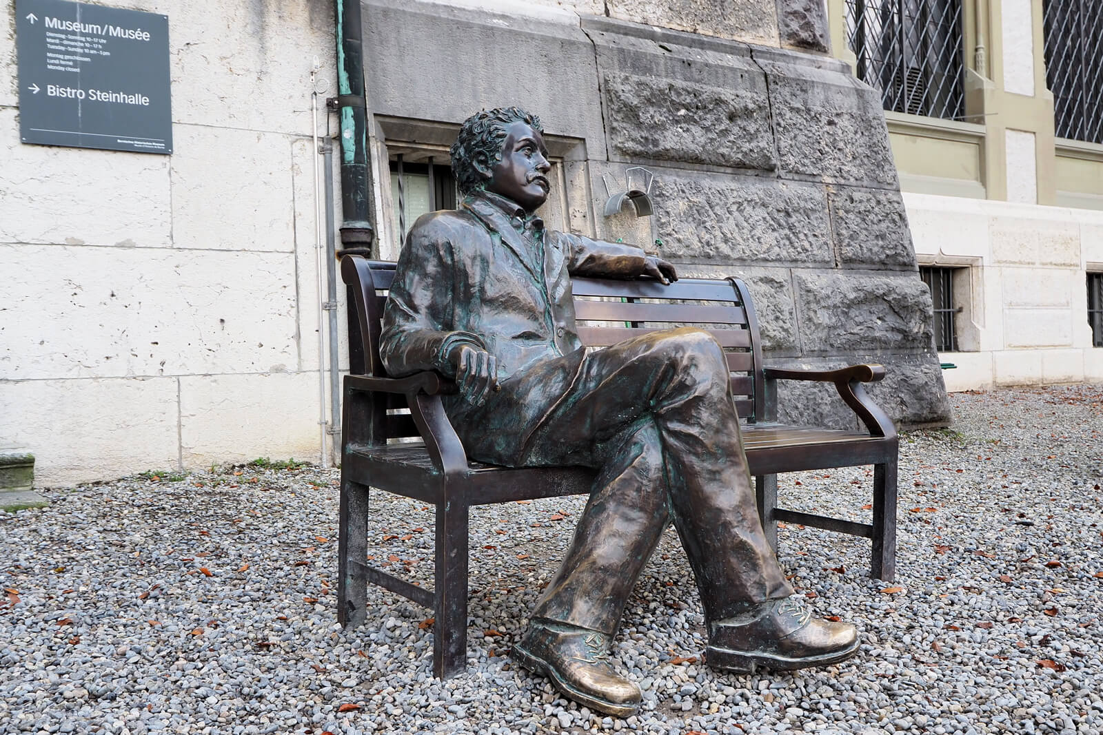 Albert Einstein Bench in Bern