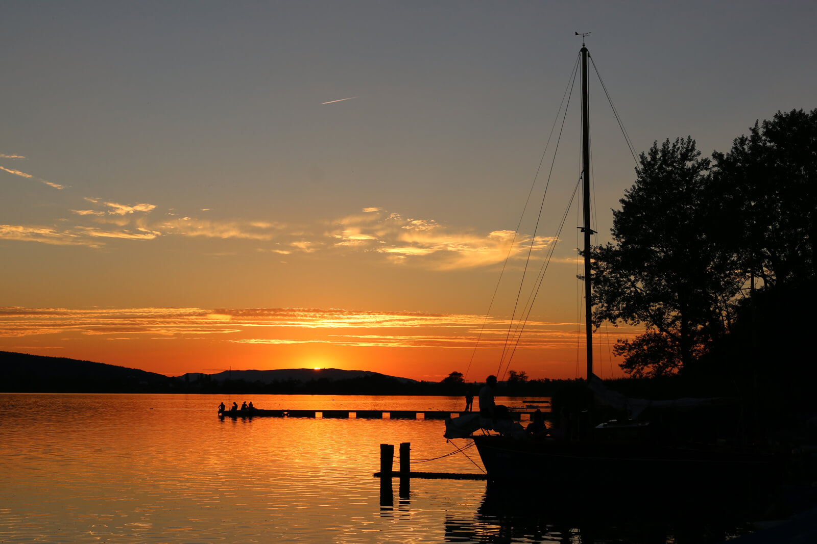 Lake Greifensee Summer Sunset