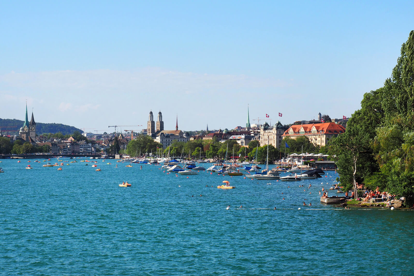 Lake Zurich in Summer