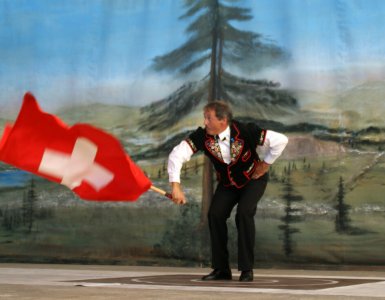 Swiss Flag Tossing Competition - Jodlerfest Lachen