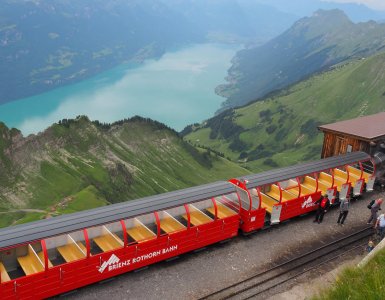 Brienz Rothorn Bahn during Summer