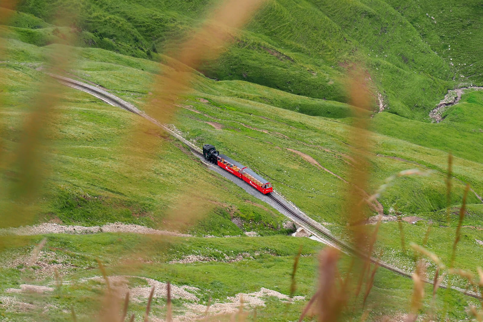 Brienz Rothorn Bahn during Summer