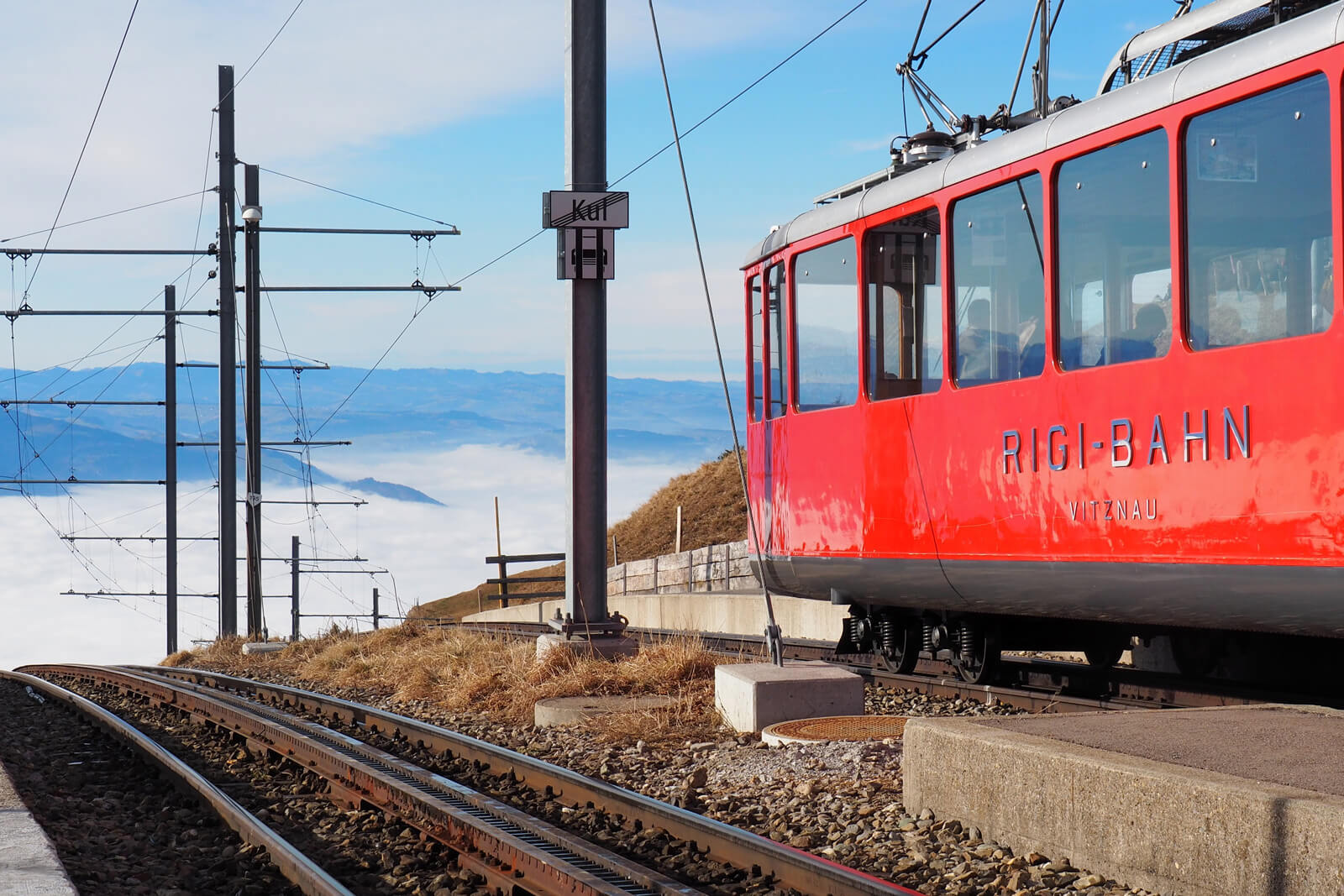 Rigi Bahn at Rigi Kulm