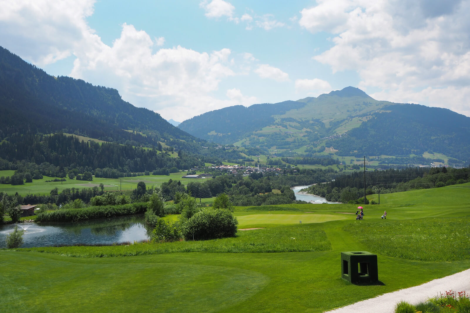 Golfing in Graubünden at Buna Vista Golf Course Sagogn