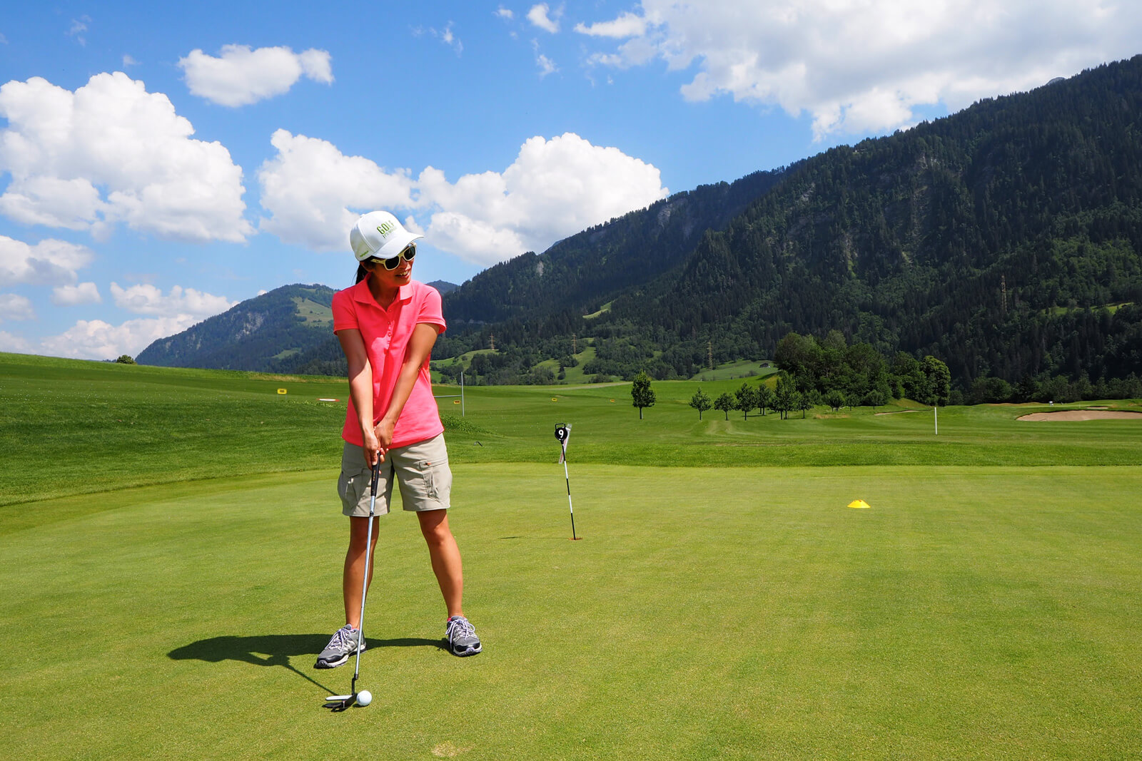 Golfing in Graubünden at Buna Vista Golf Course Sagogn