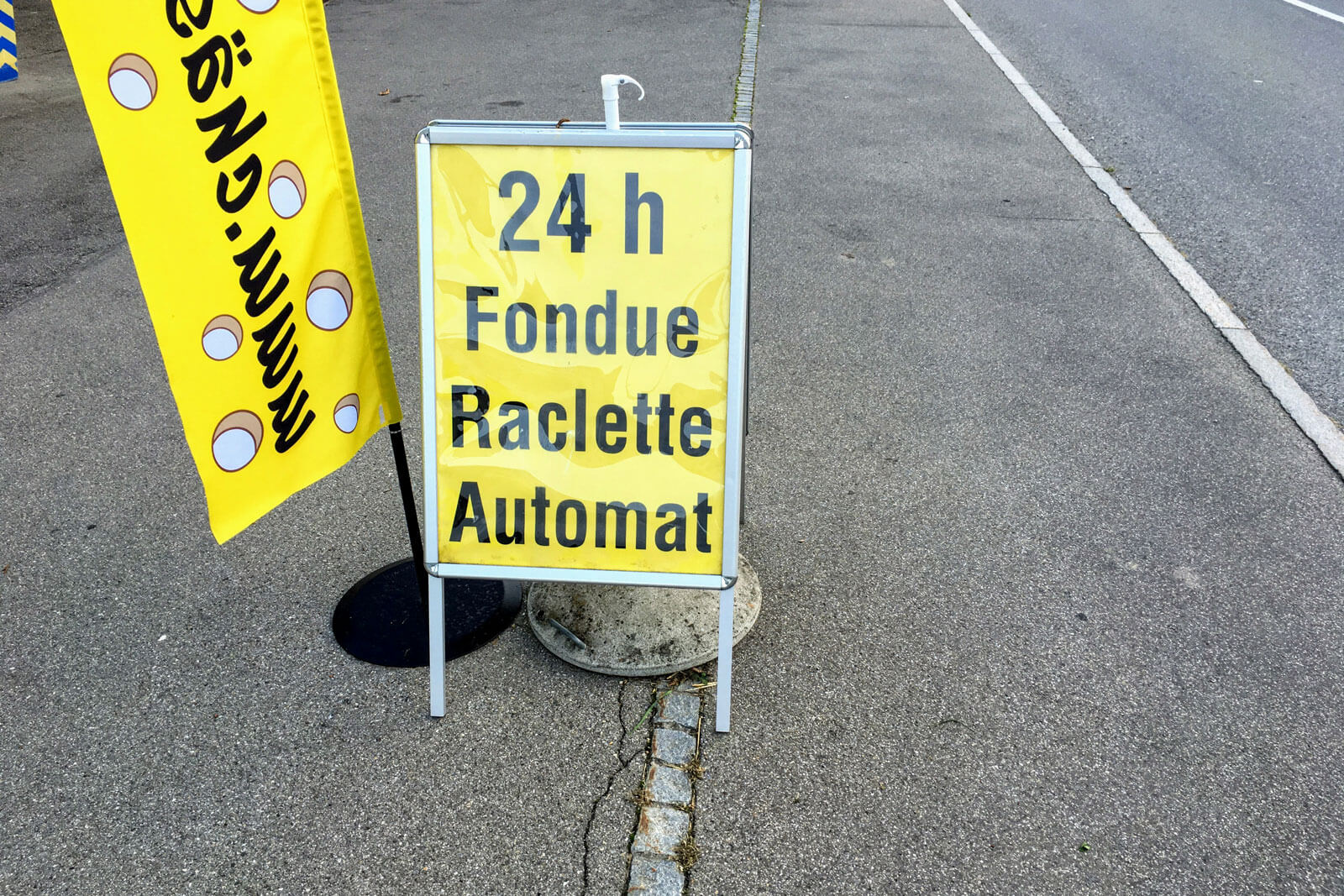 Cheese Fondue Vending Machine in Switzerland