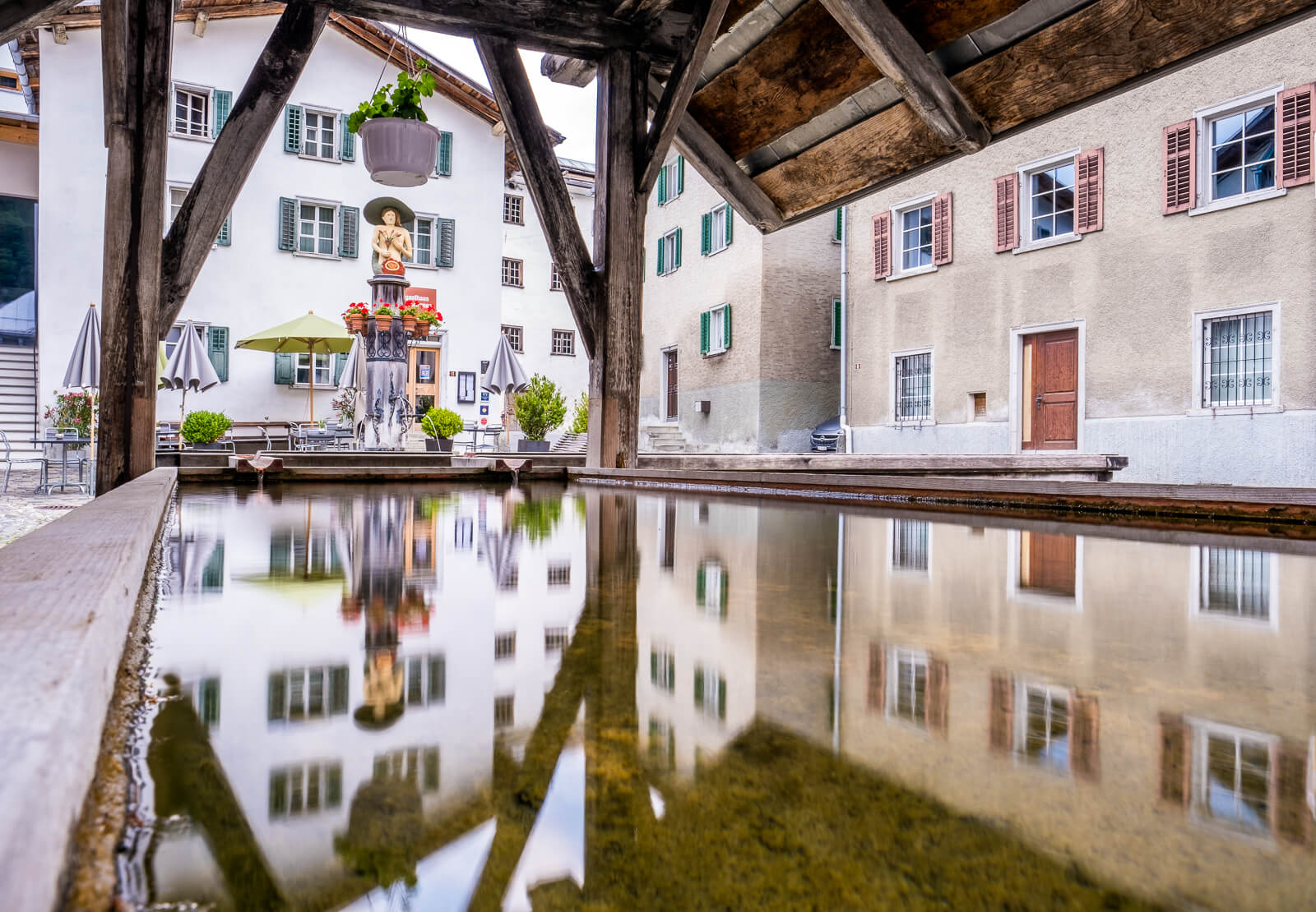 Gasthaus am Brunnen in Valendas, Switzerland