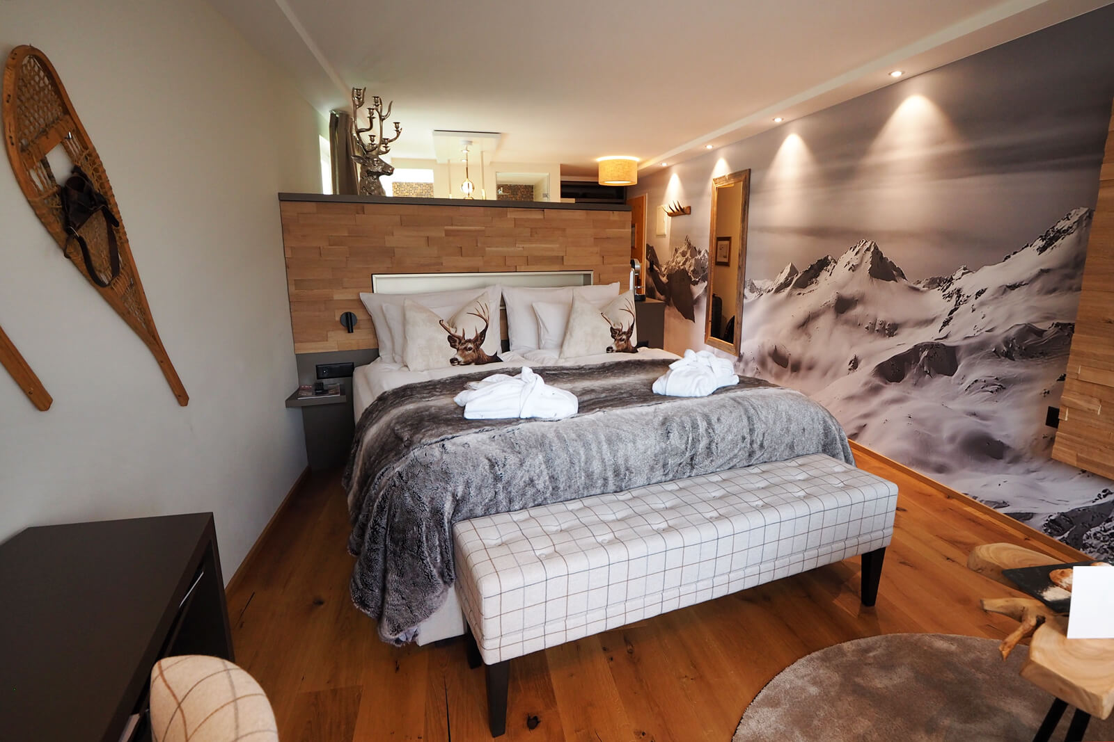 The Junior Suite at La Val Hotel & Spa Brigels