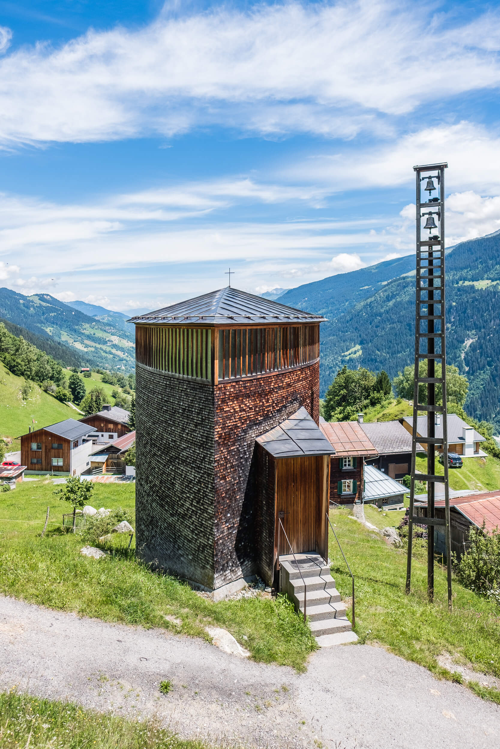 Saint Benedict Chapel in Sumvitg, Switzerland