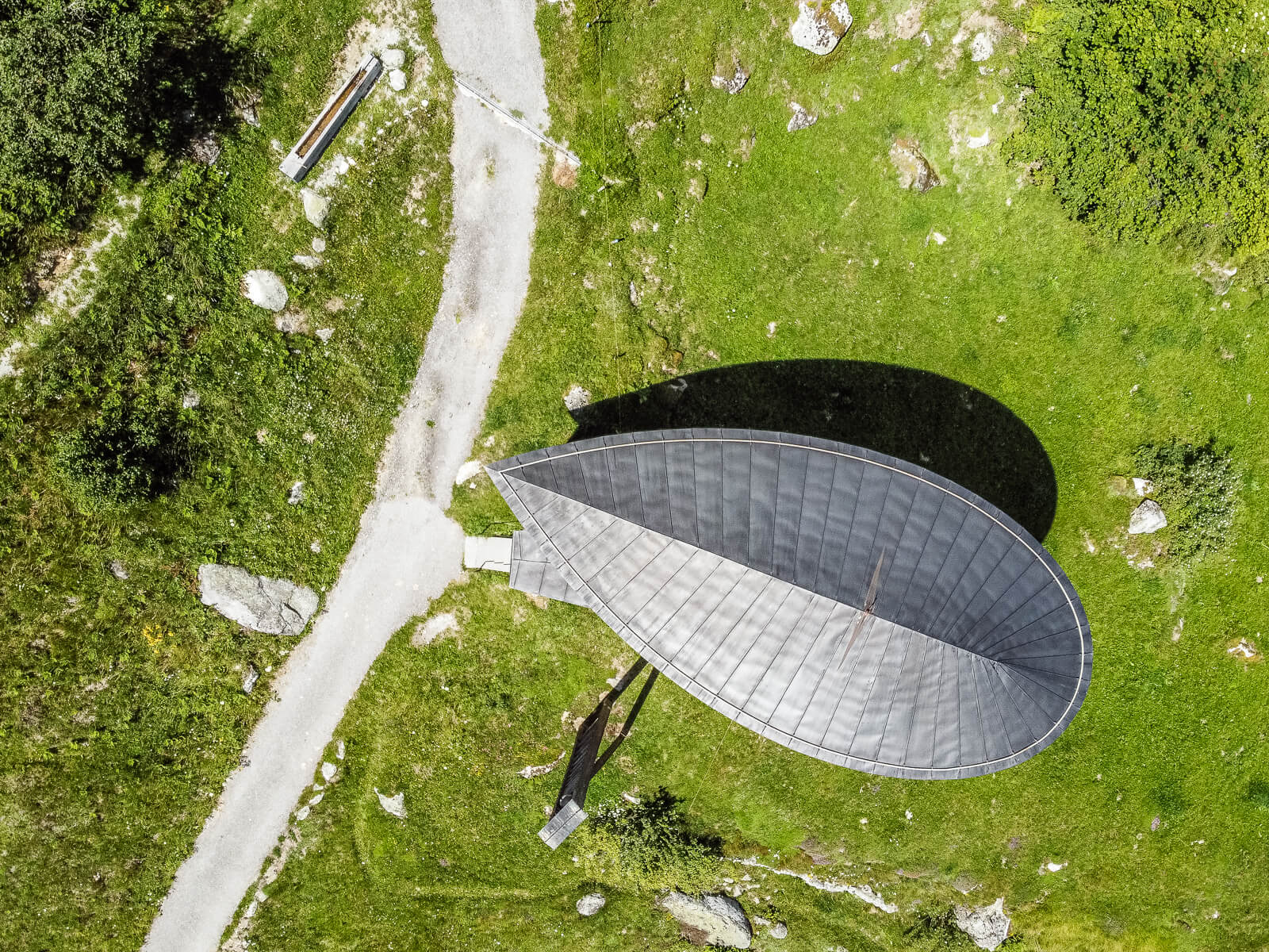 Saint Benedict Chapel in Sumvitg, Switzerland