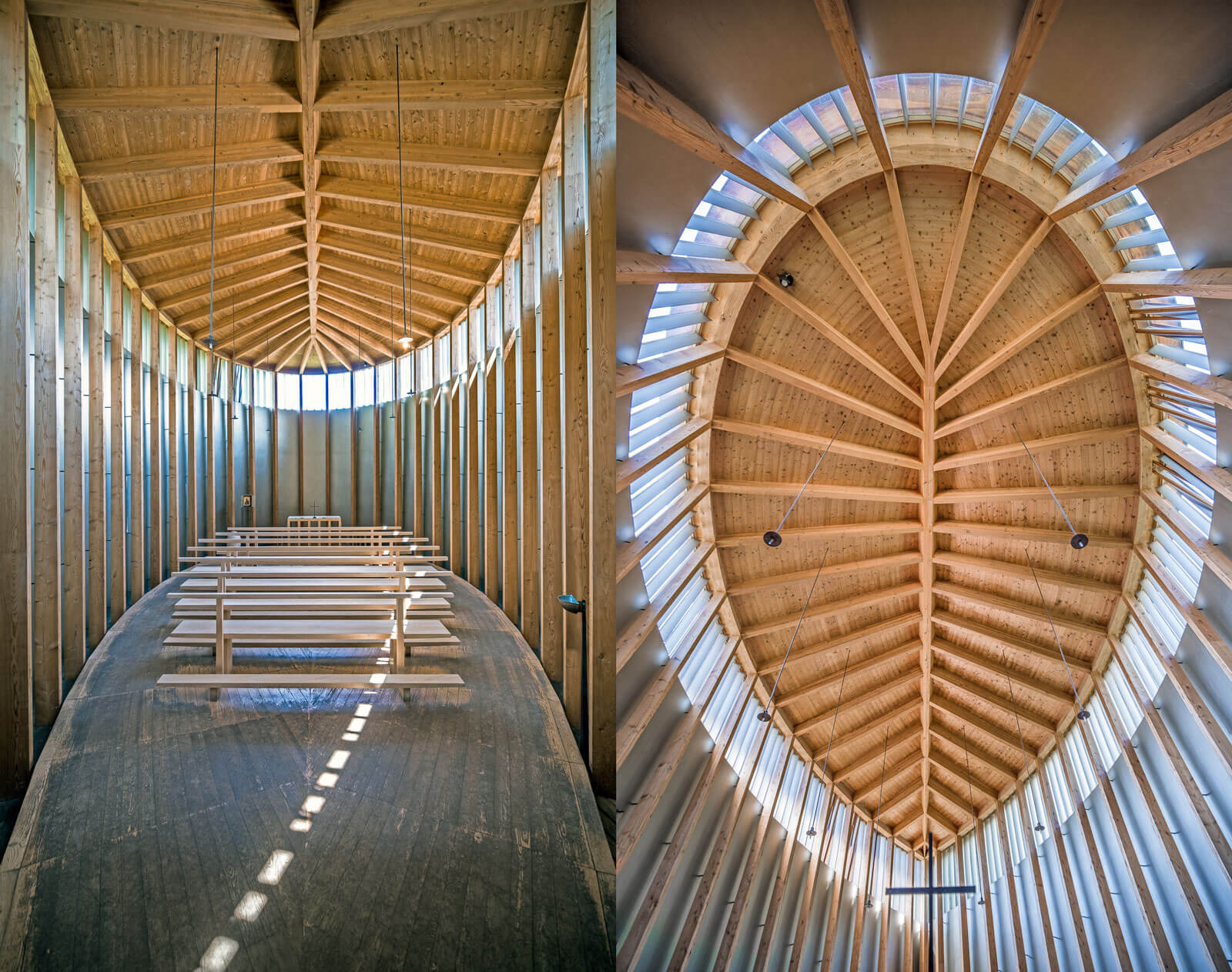 Saint Benedict Chapel in Sumvitg, Switzerland