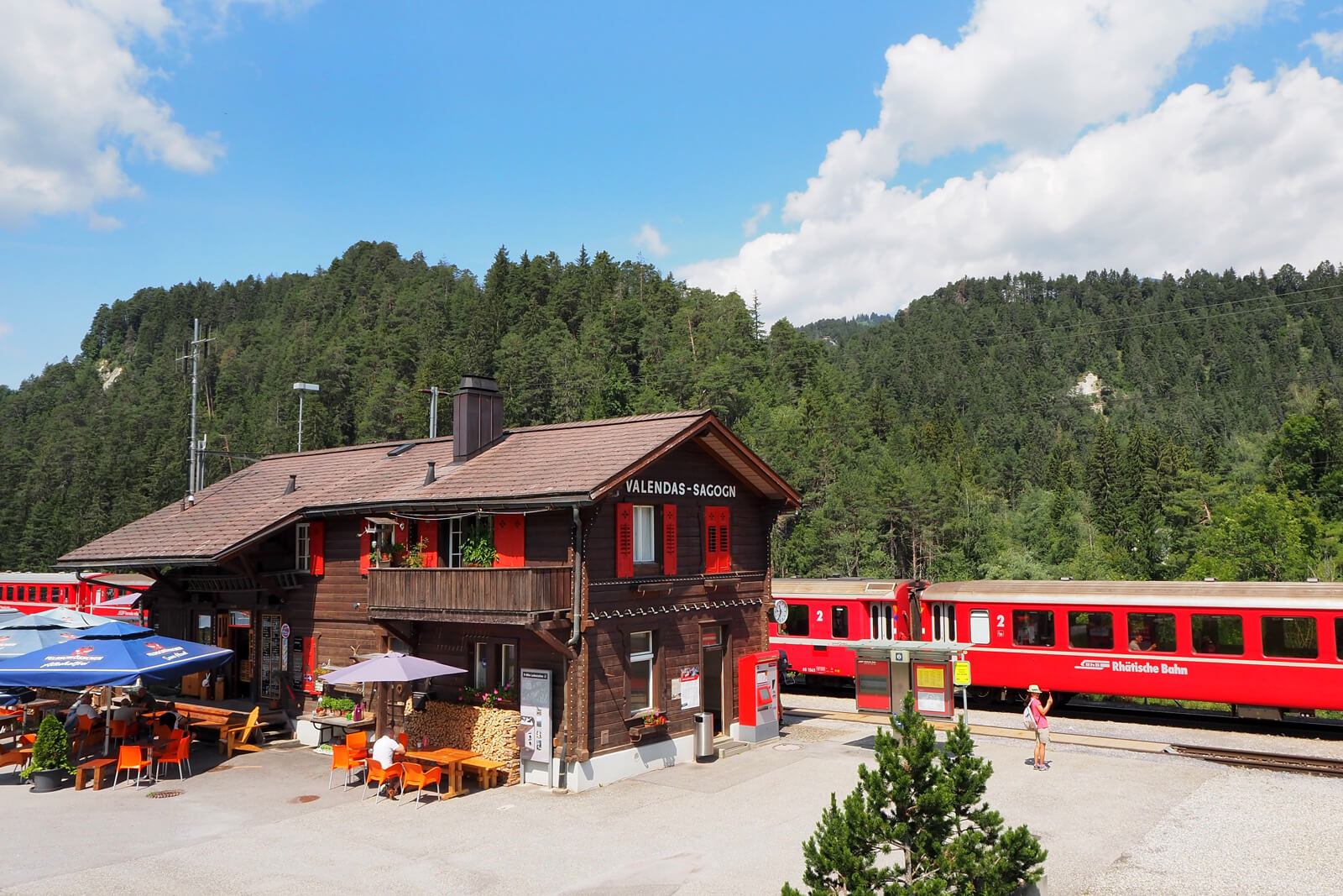 Valendas Sagnon Train Station