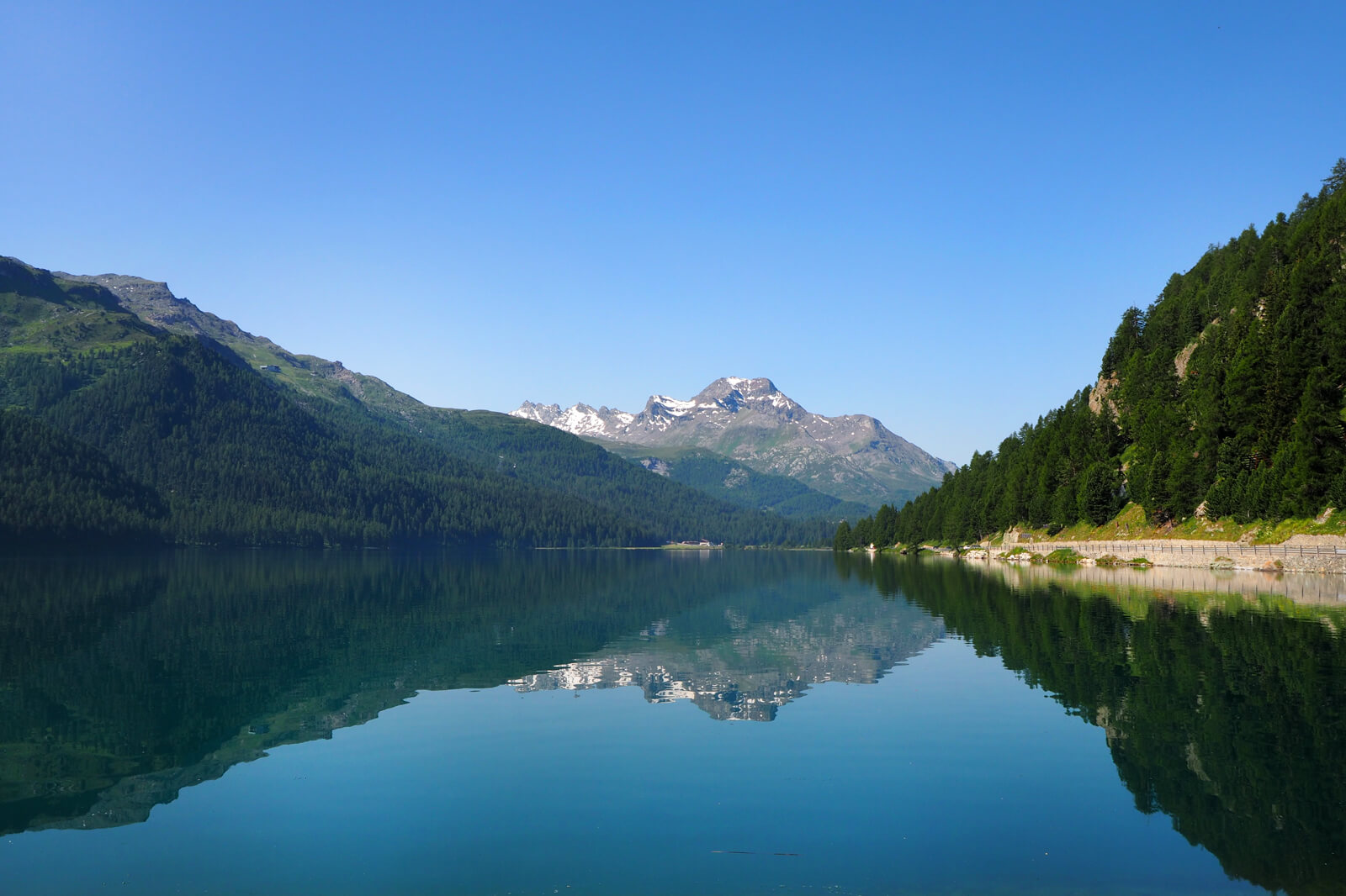 Lake Silvaplana in July 2020