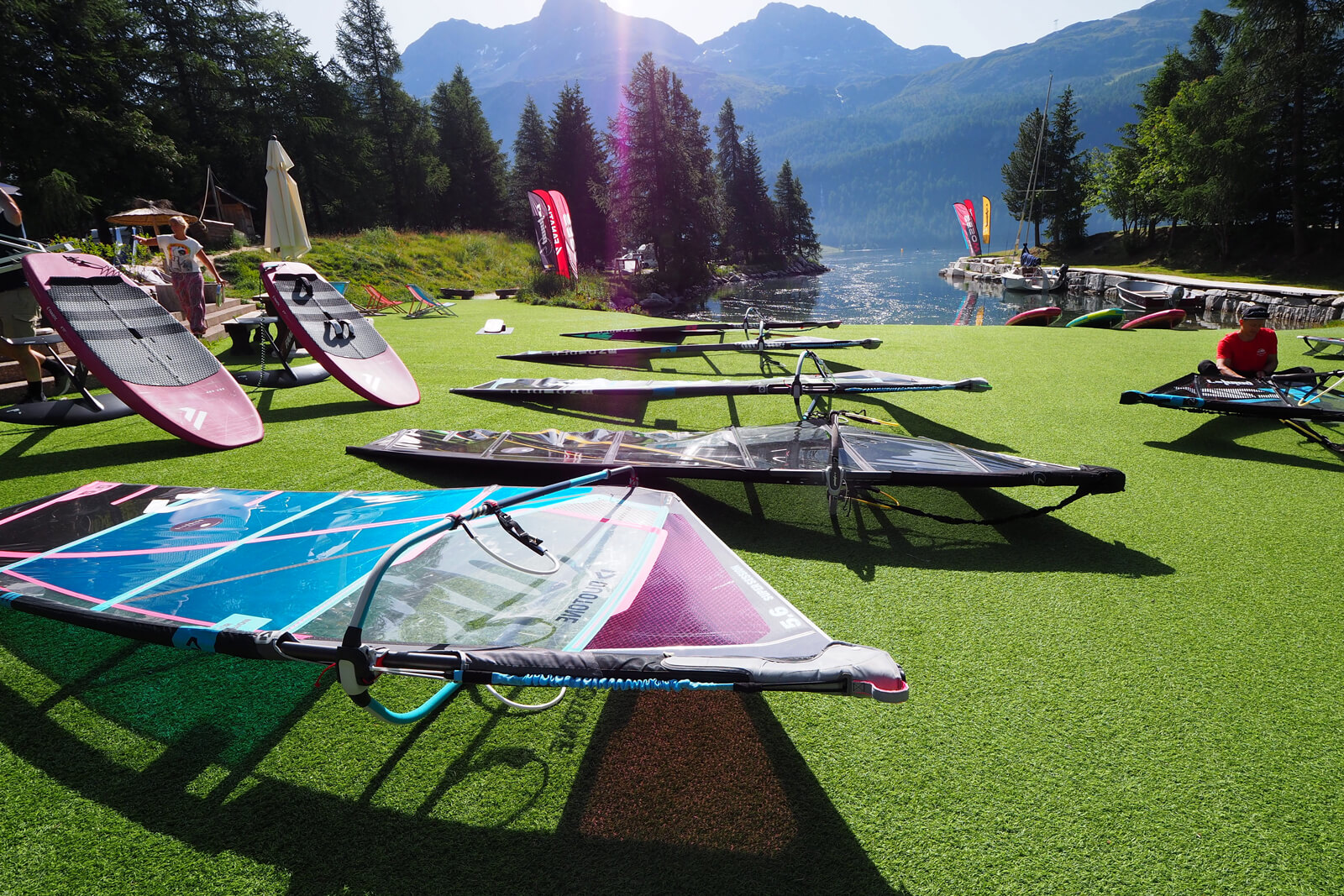 Windsurfing Class on Lake Silvaplana - Silvaplana Windsurfcenter