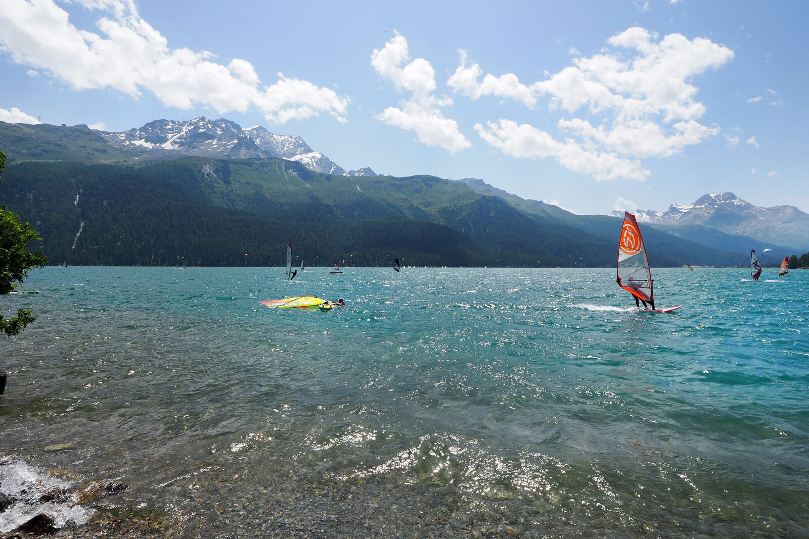 Windsurfing Class on Lake Silvaplana - Silvaplana Windsurfcenter