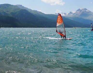 Windsurfing Class on Lake Silvaplana - Silvaplana Windsurfcenter