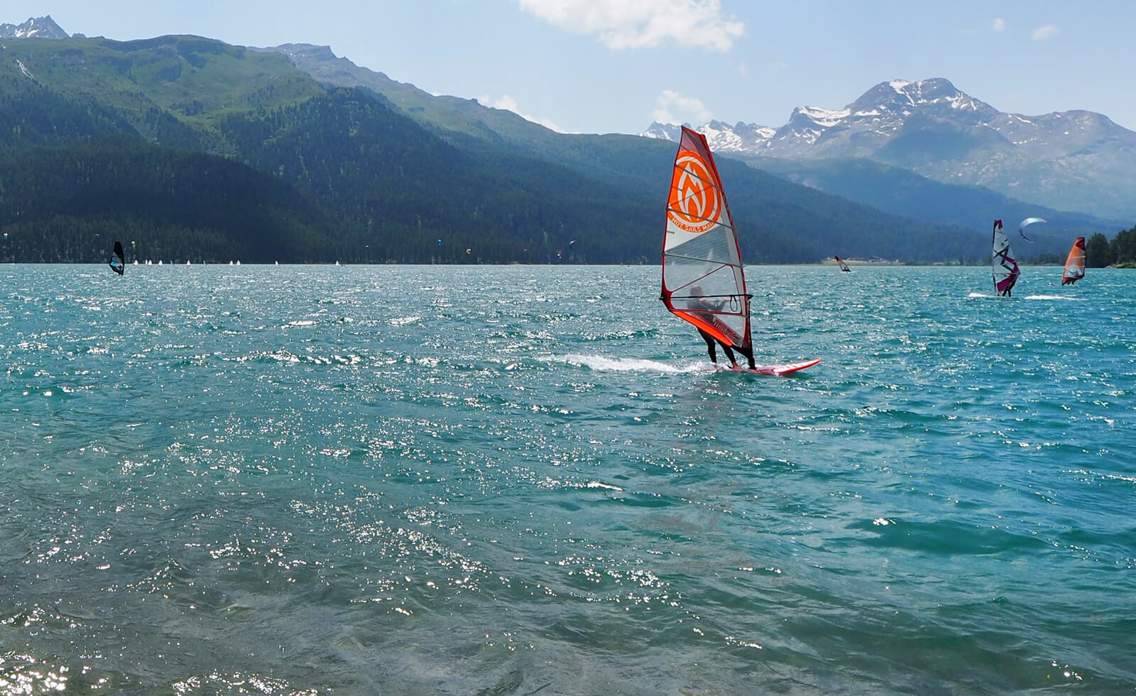 We wiped out on Lake Silvaplana, the alpine windsurfing capital Newly