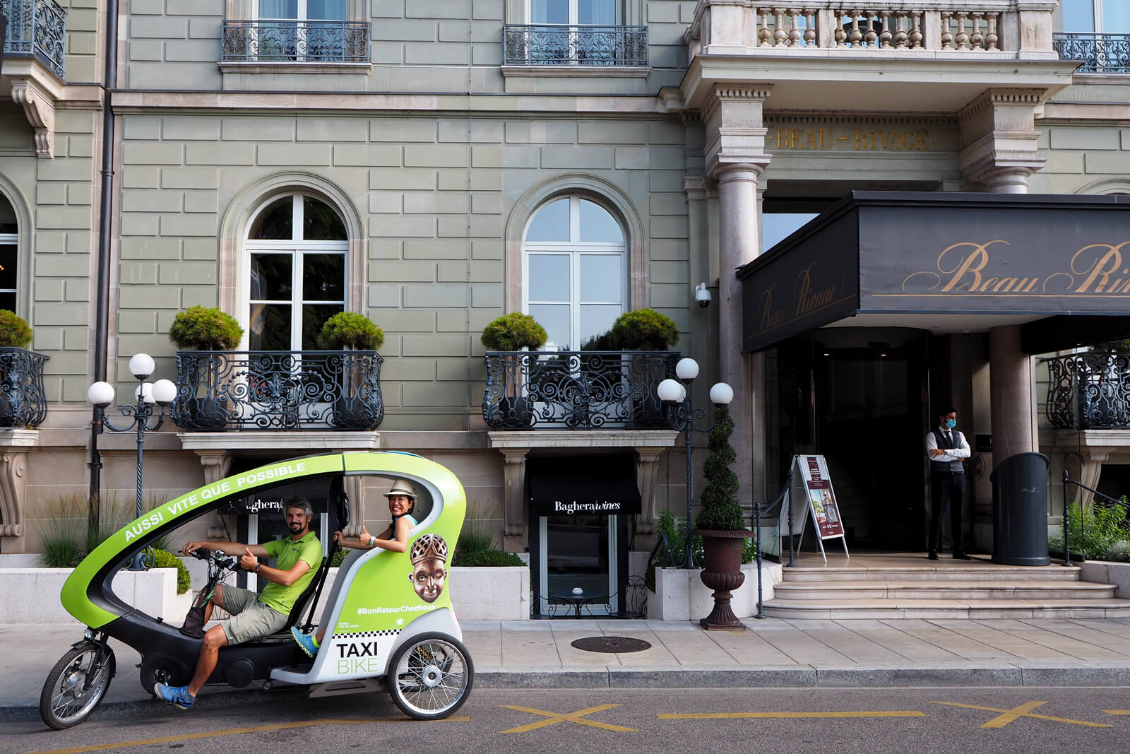 Taxibike Geneva at Beau-Rivage Hotel Geneva