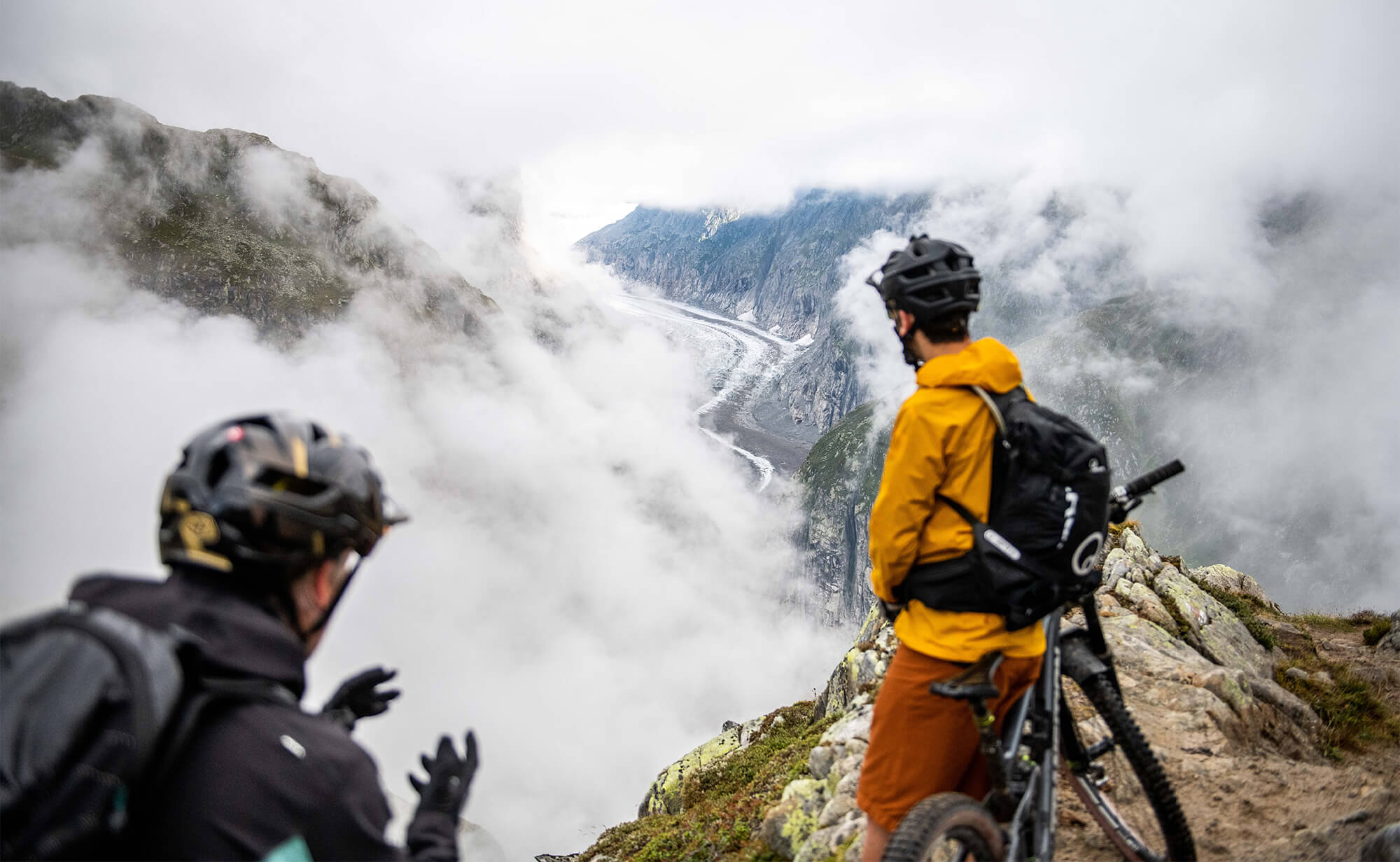 Stoneman Glaciara Mountain Bike Tour in Aletsch Arena