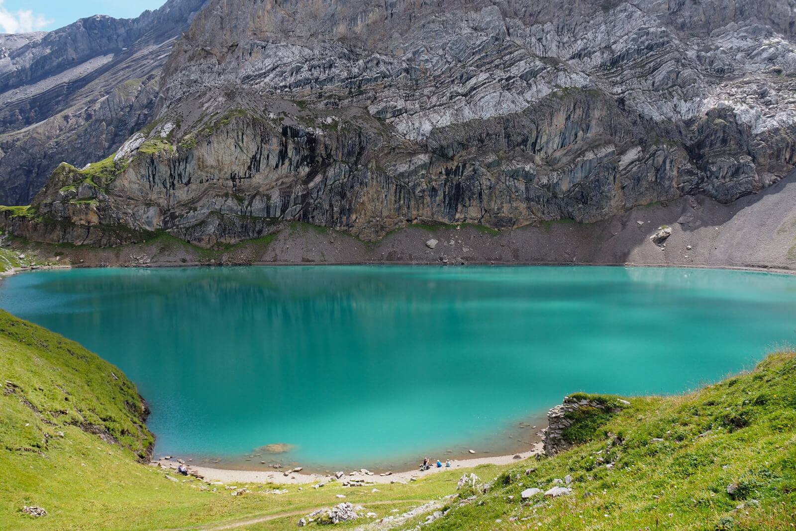 Lake Iffigsee above Lenk