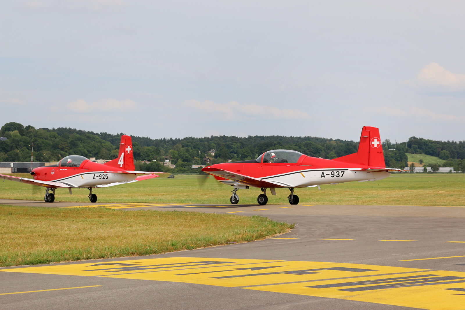 Pilatus Aircraft at Dübendorf Airport