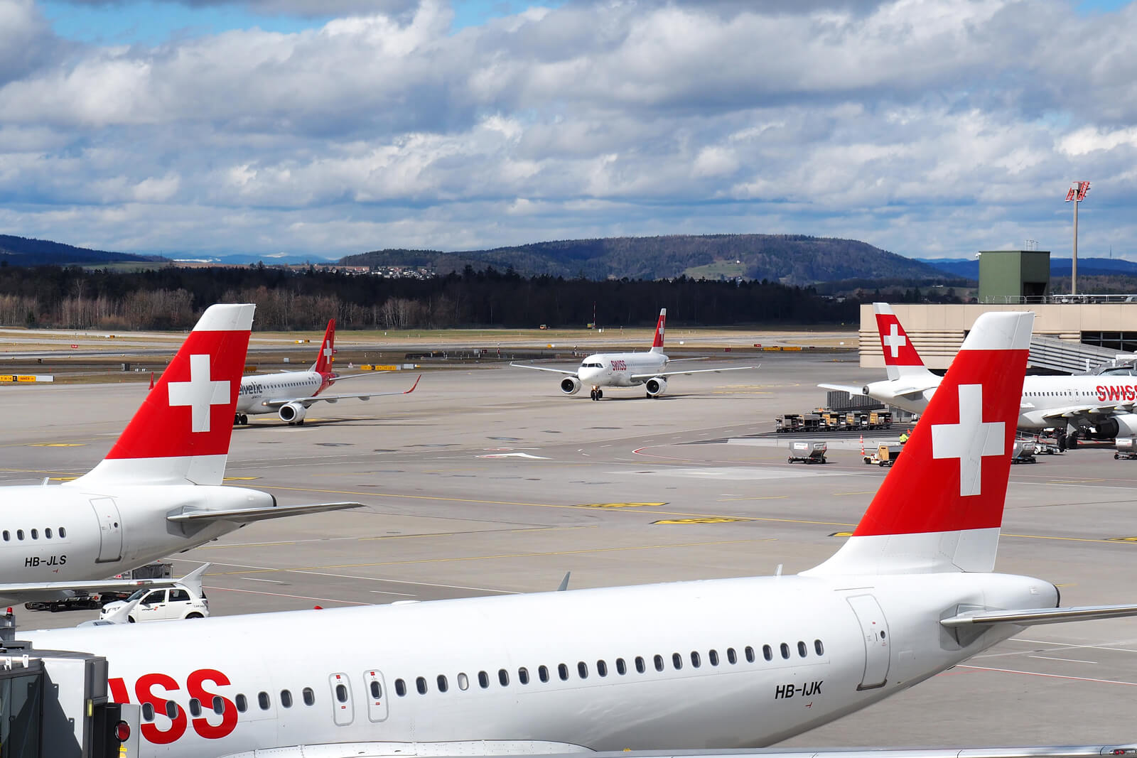 Swiss Air Lines Aircraft at ZRH Airport