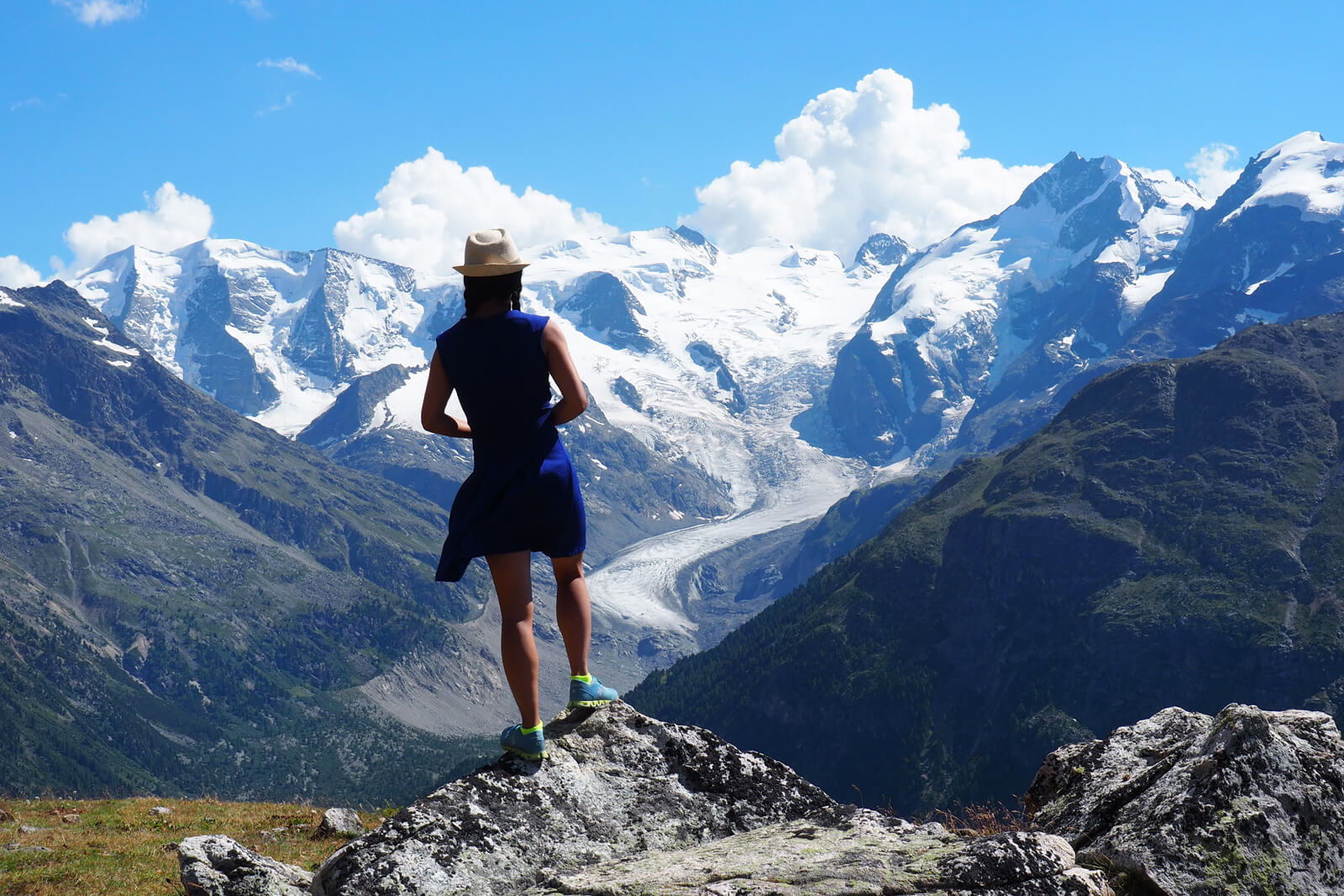 Morteratsch Glacier in Pontresina