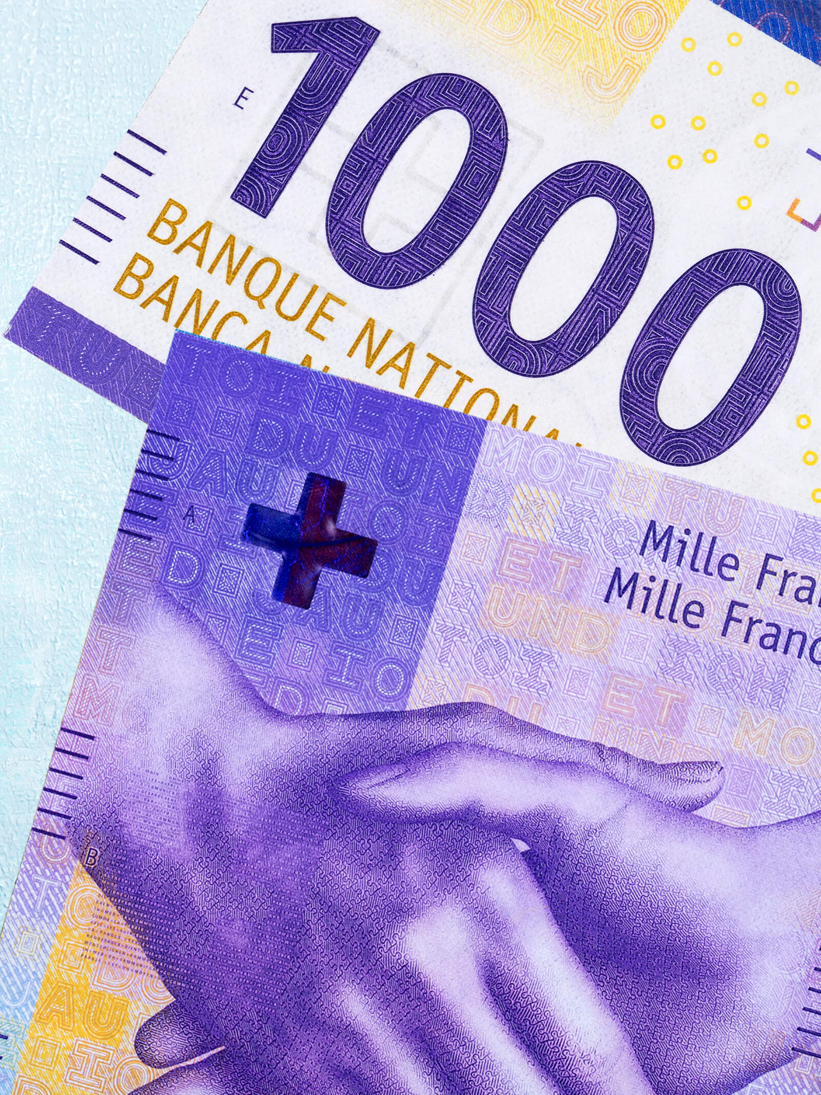 Swiss 1000 franc bill - 1000 Franken Banknote