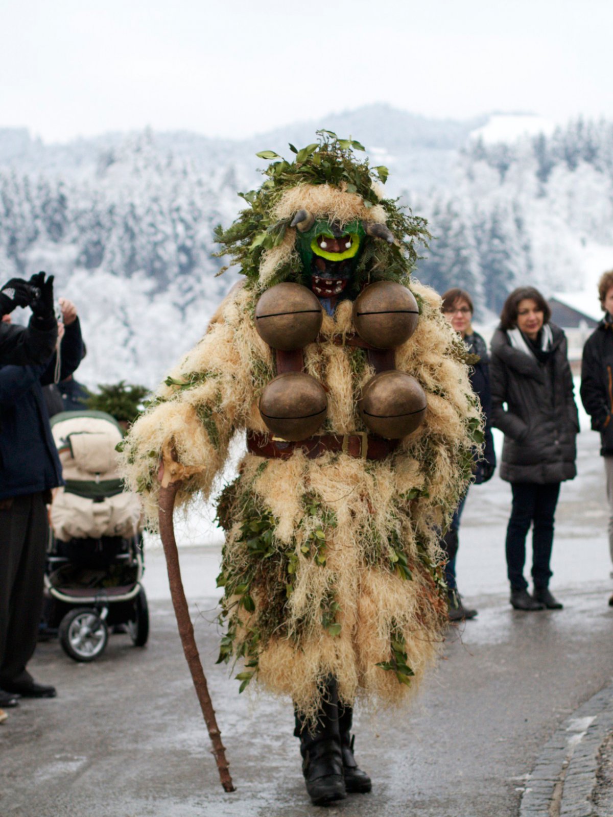 Silvesterchläuse at Alter Silvester in Appenzell - Wüeschten