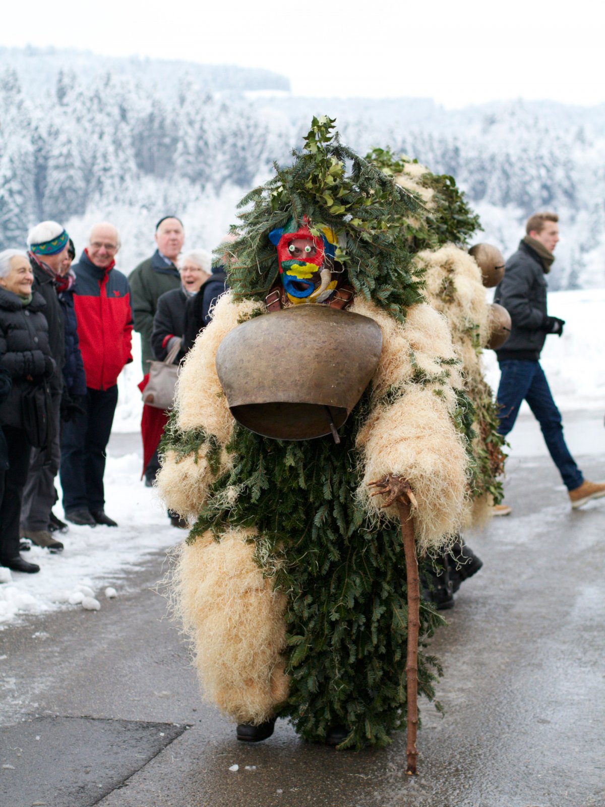 Silvesterchläuse at Alter Silvester in Appenzell - Wüeschten