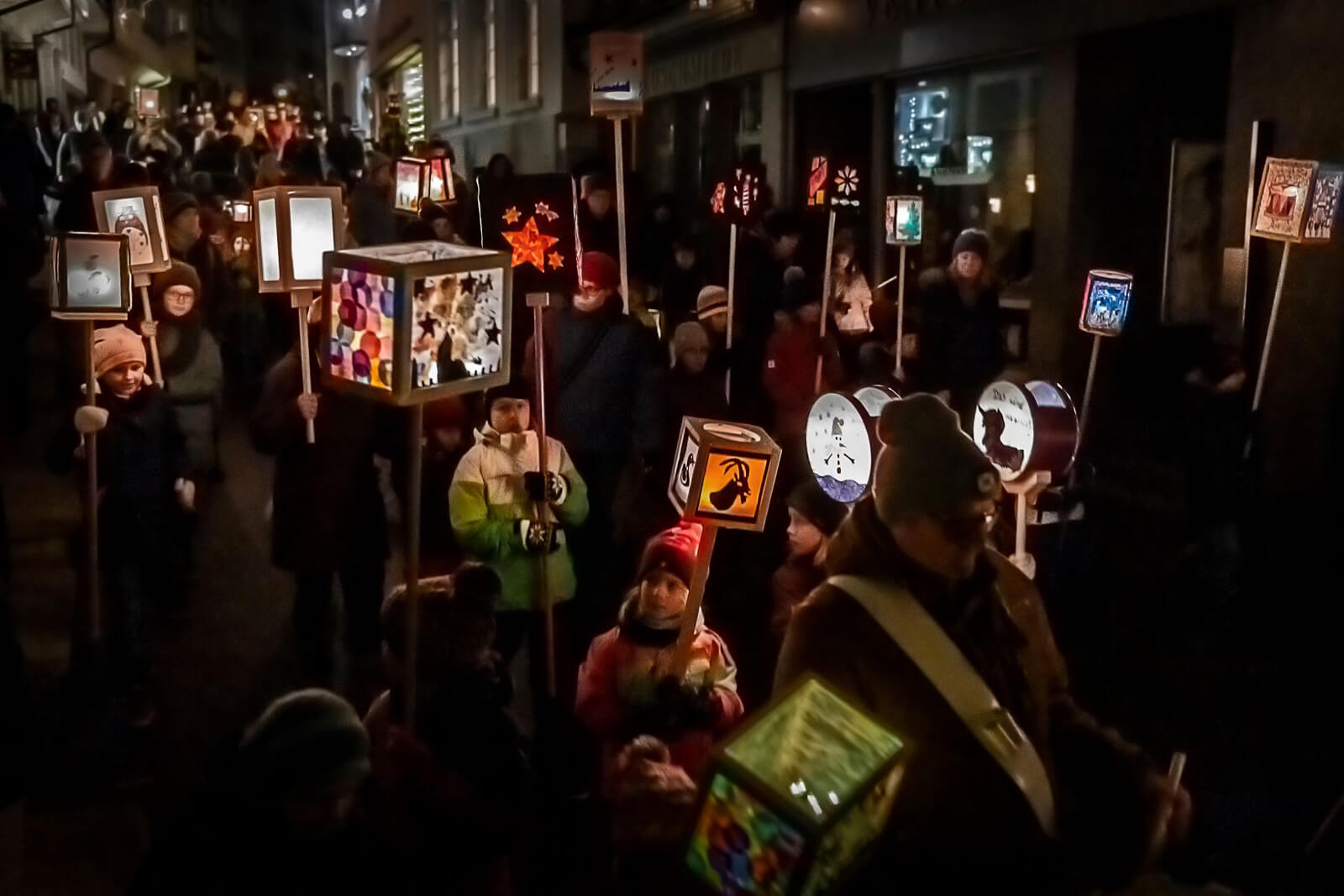 Sylvester Lantern Parade in Wil