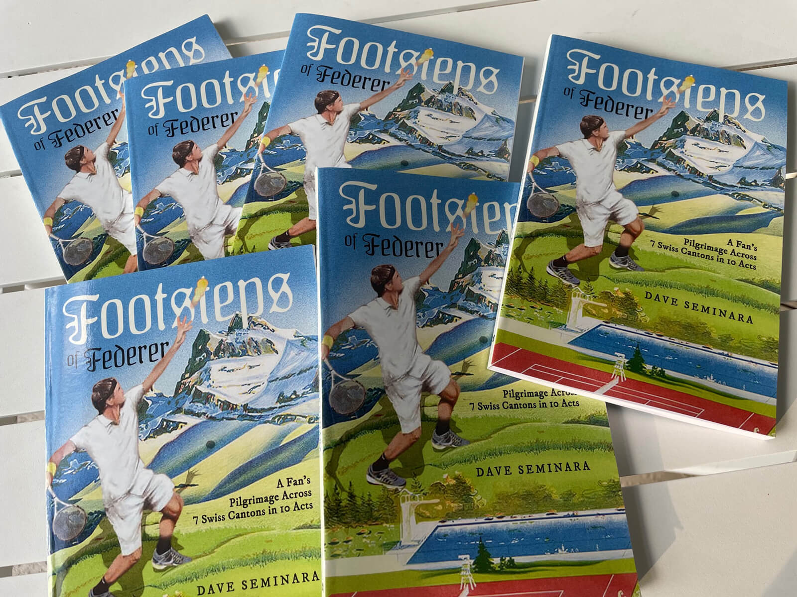 Footsteps of Federer Book by Dave Seminara