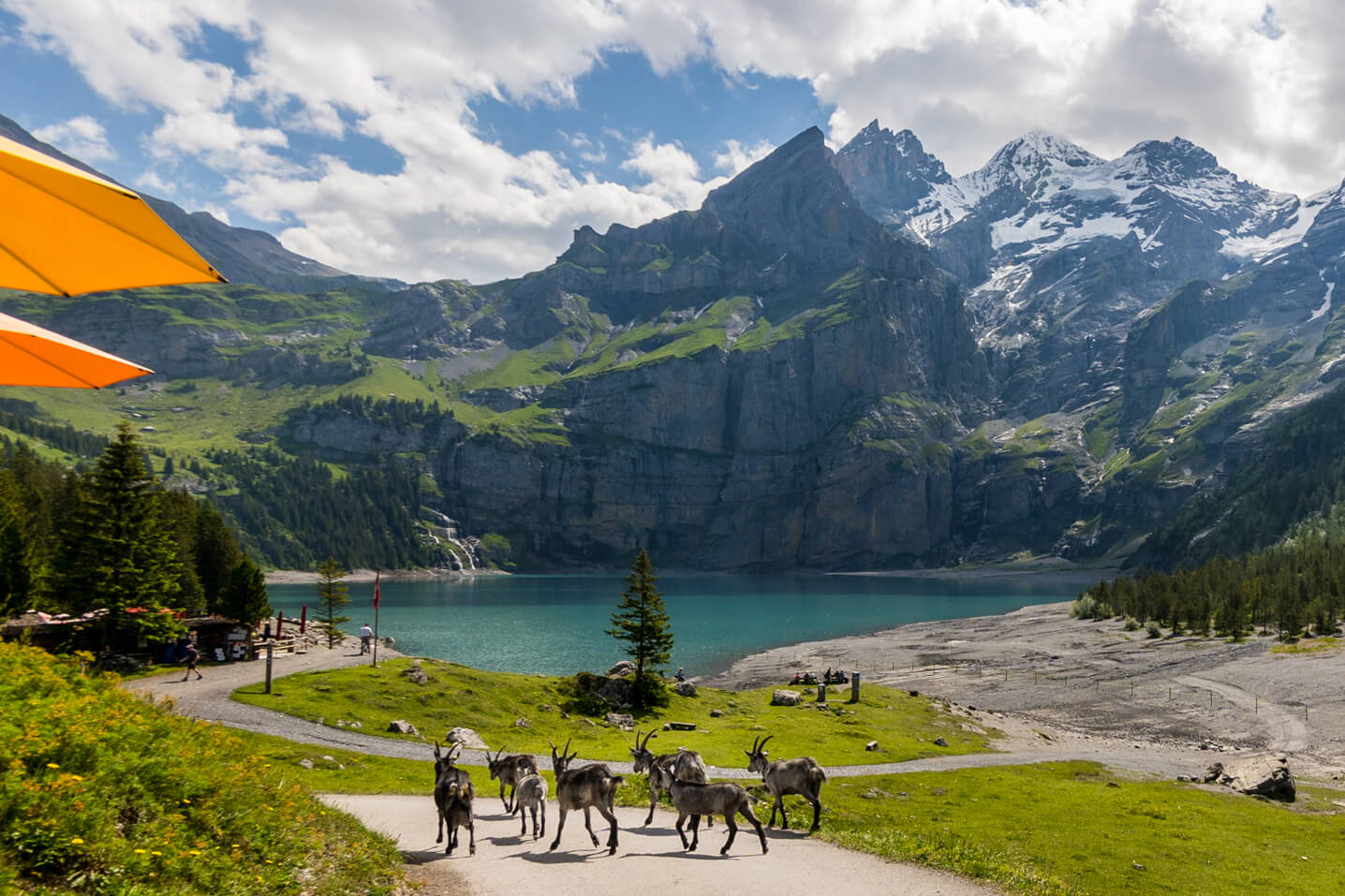 Lake Oeschinen in Switzerland