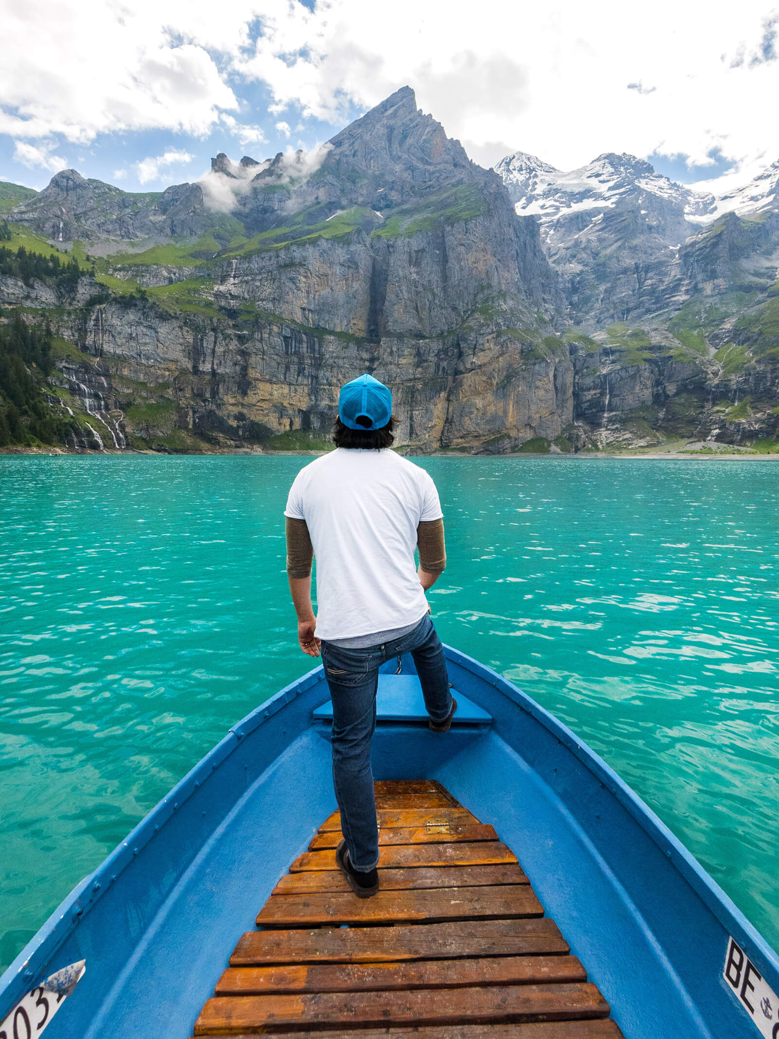 Lake Oeschinen in Switzerland