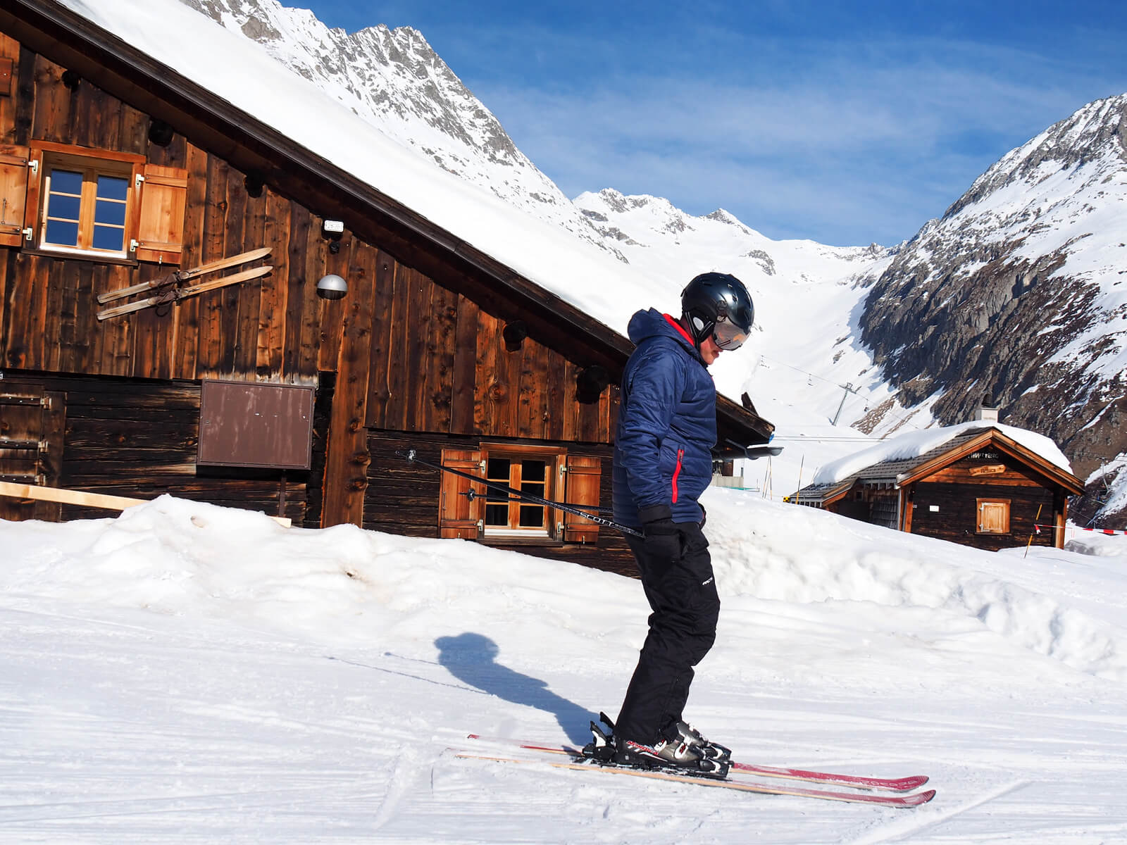 Skiing in Disentis-Sedrun with Anavon Skis