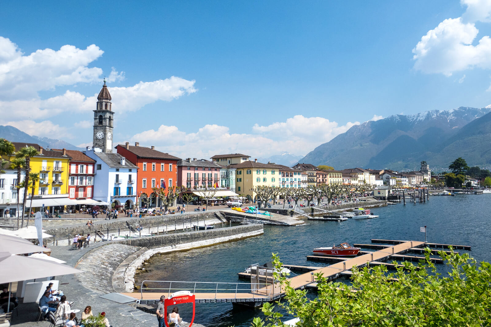 Ascona Scenic Town in Ticino Switzerland